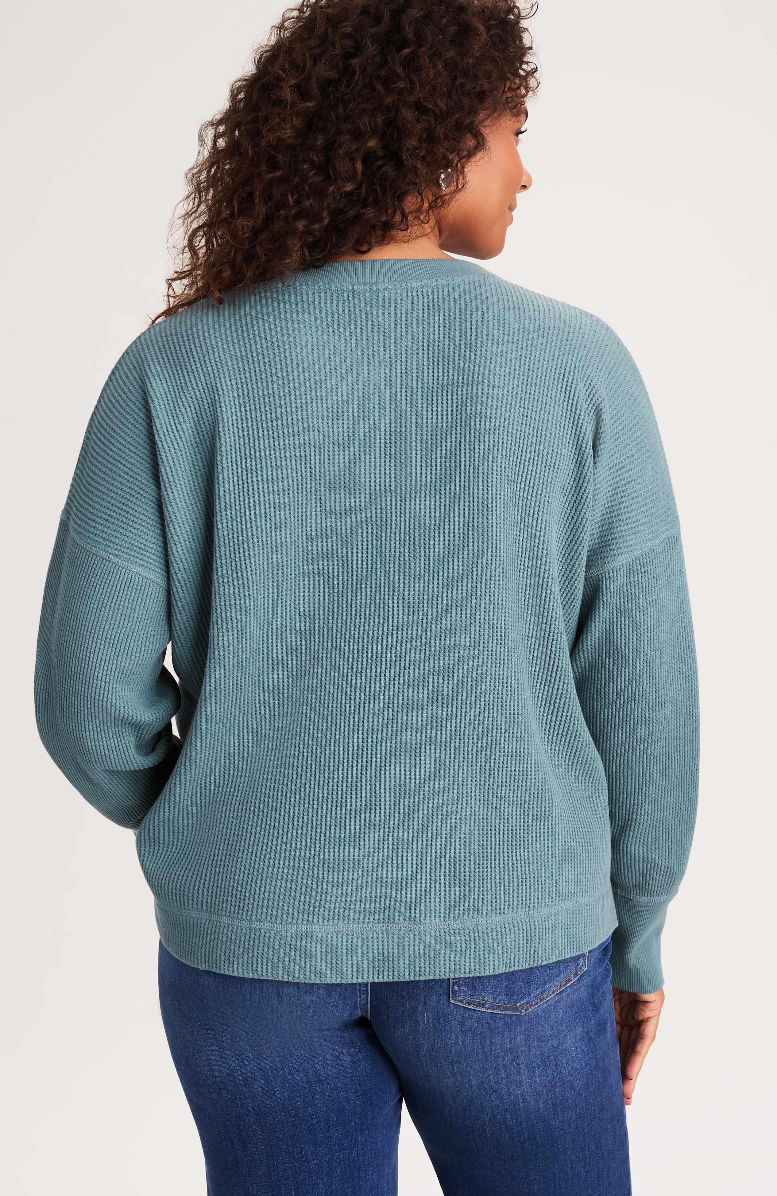 relaxed waffle top