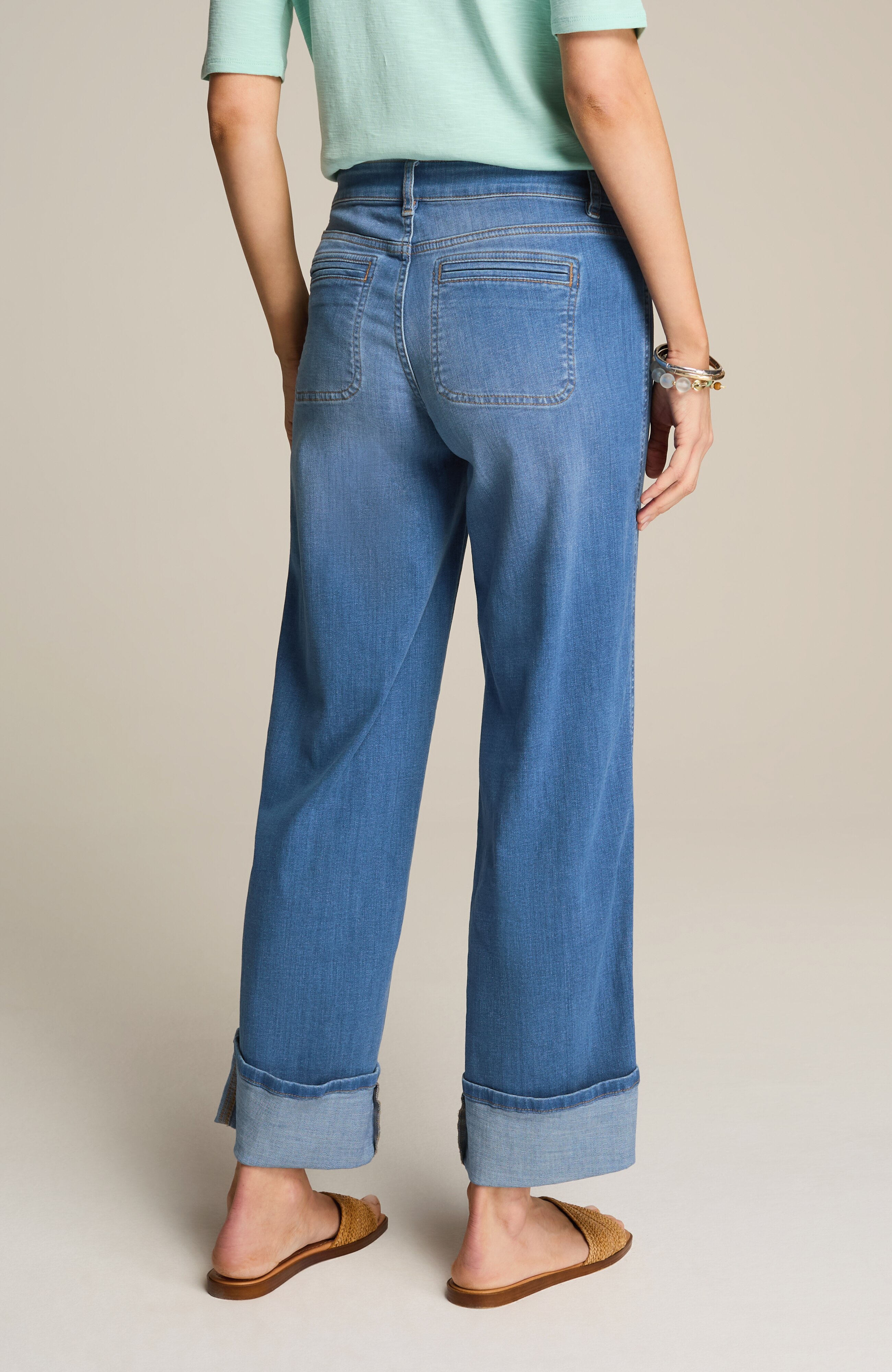 MLB■(W)Basic Wide Denim Pants★送料込 MLB□(W)Basic Wide Denim Pants☆送料込 (MLB Korea/デニム