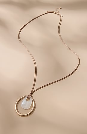 Image for Simple Corded Pendant Necklace