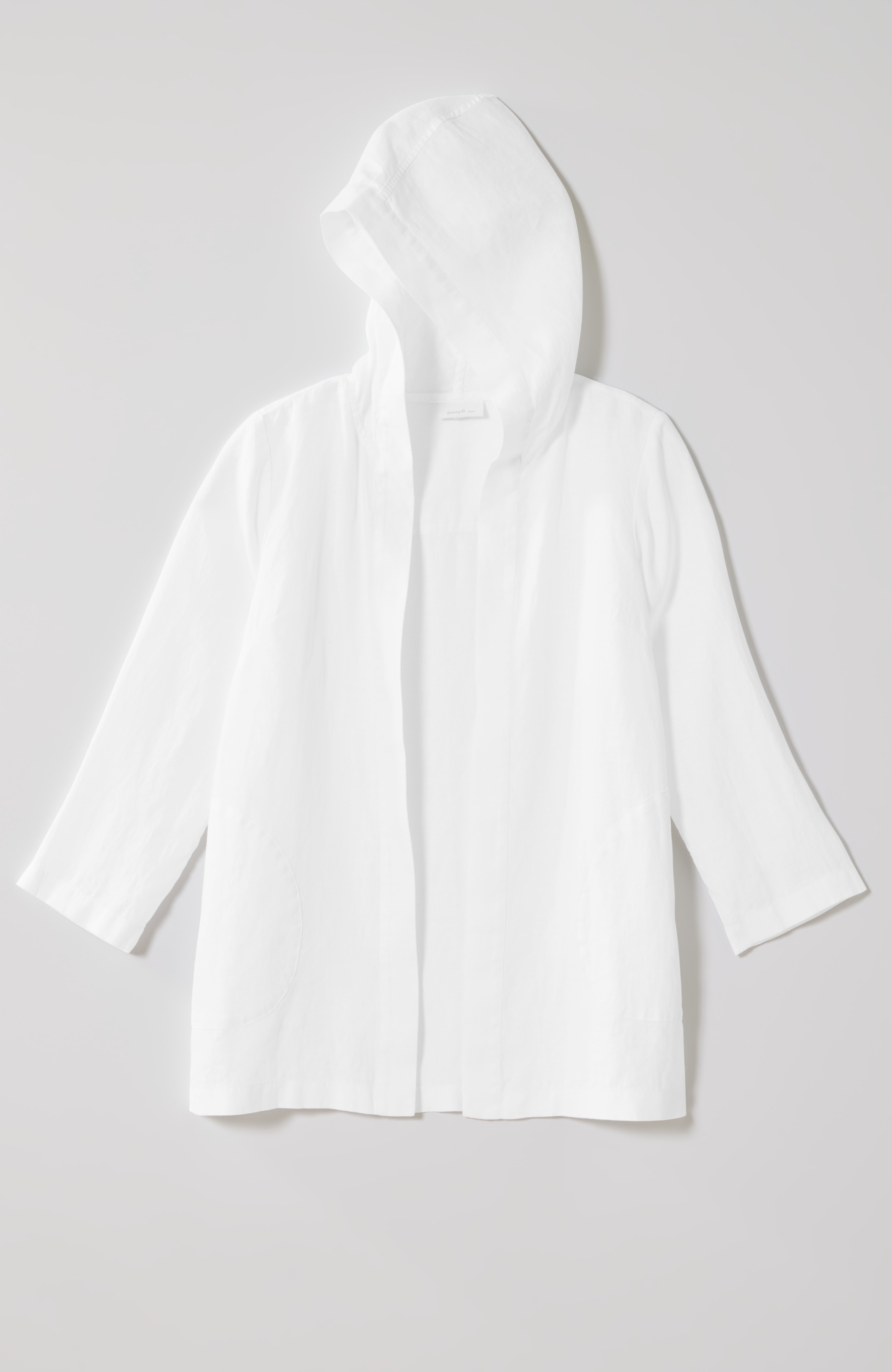 高感度ショップで2023年売れたブランド Pure JJill | Jacket Hooded Linen Jill ジャケット・アウター