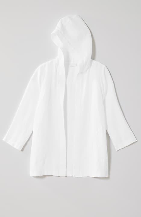 pure jill linen hooded jacket