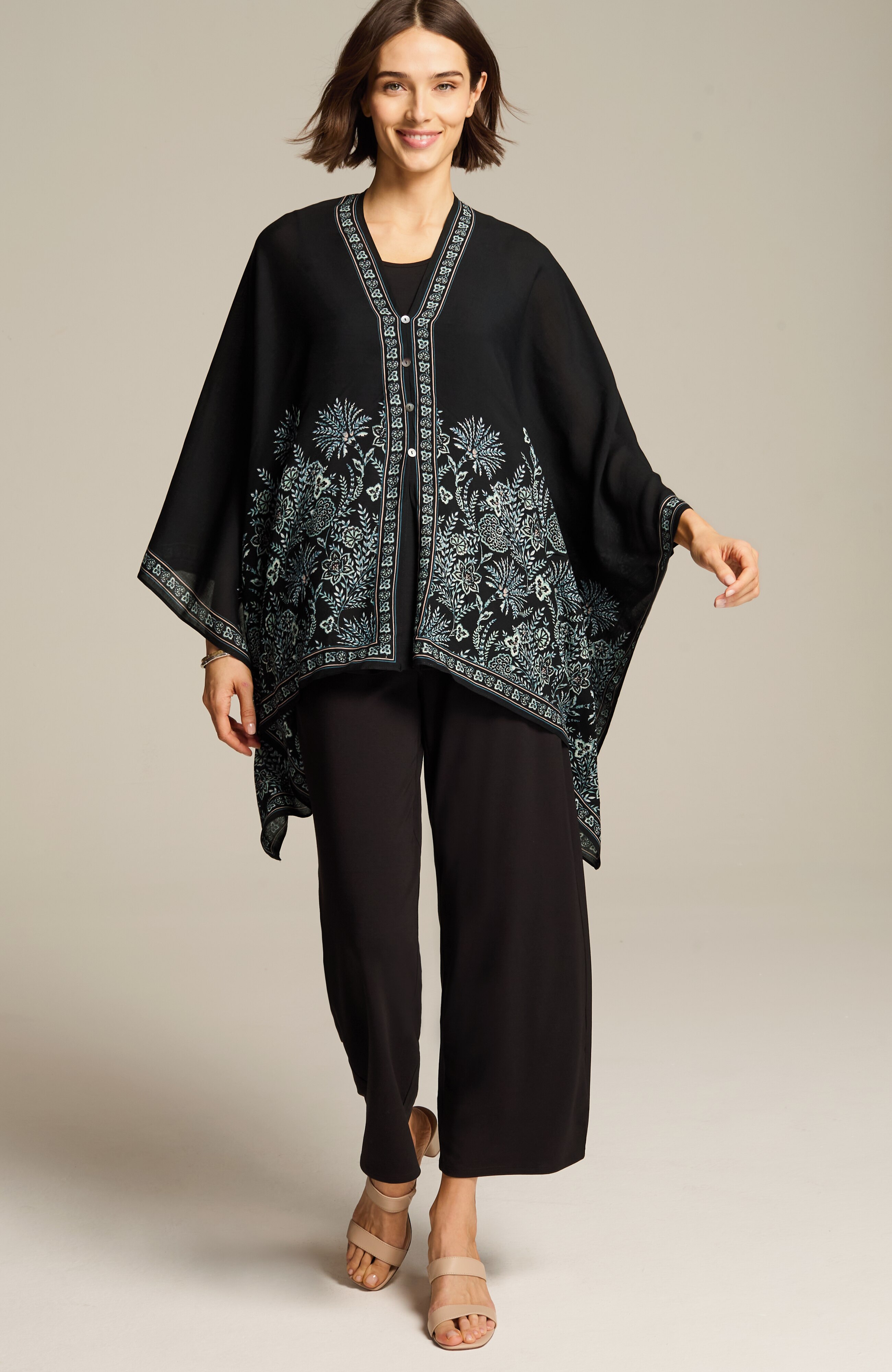 Botanical Poncho | JJill