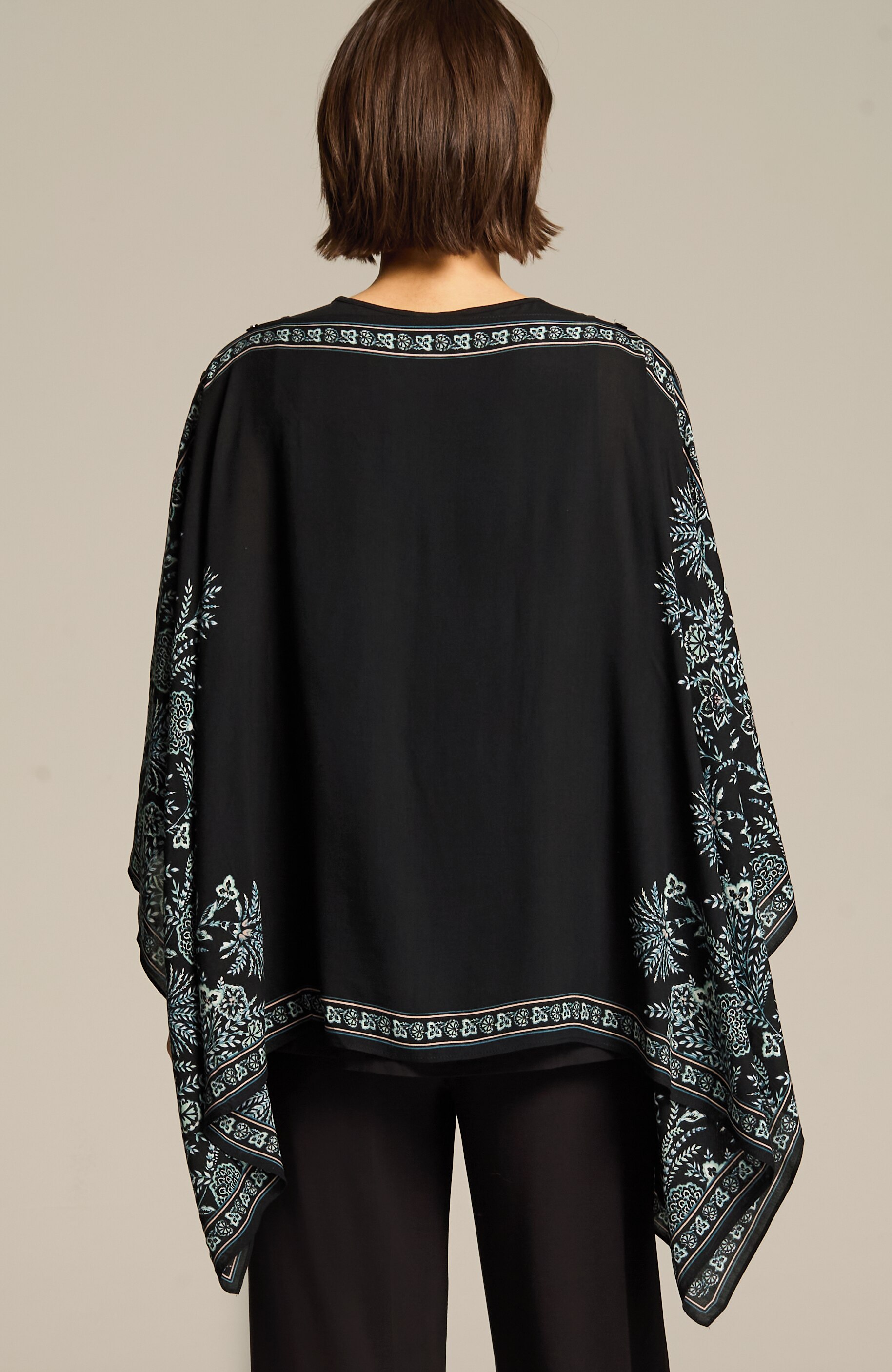 botanical poncho