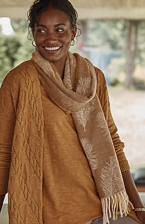 Image for Falling Leaves Oblong Scarf