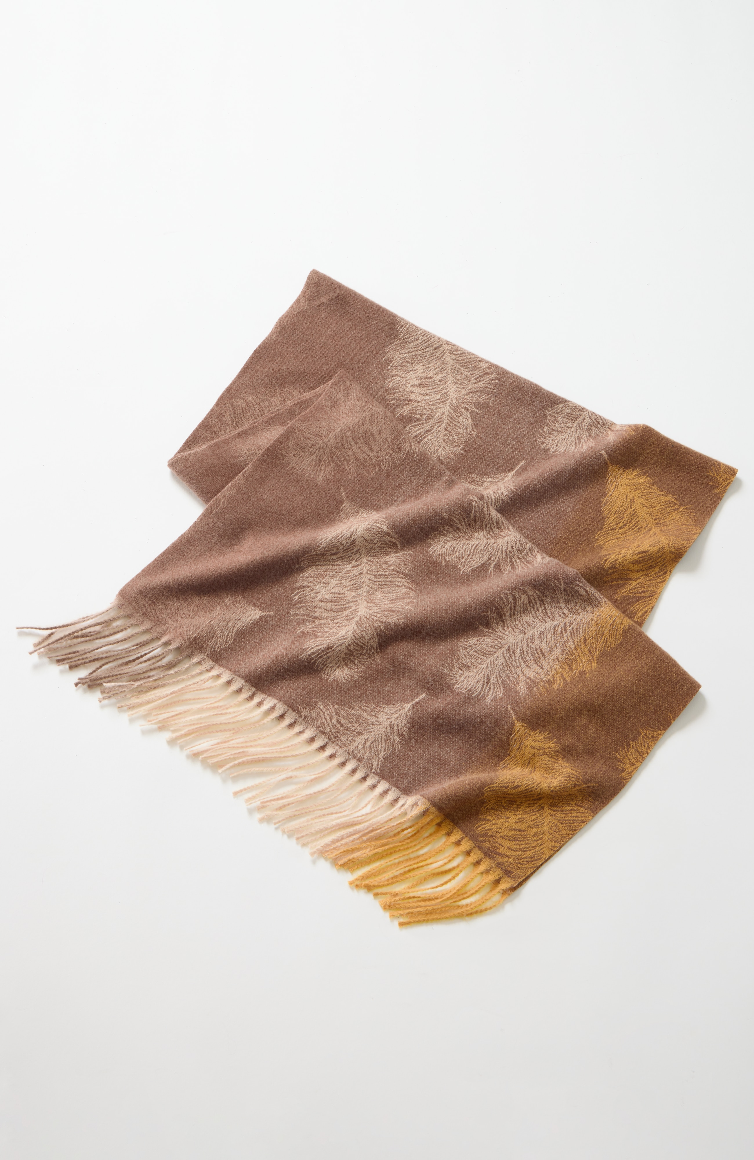 falling leaves oblong scarf