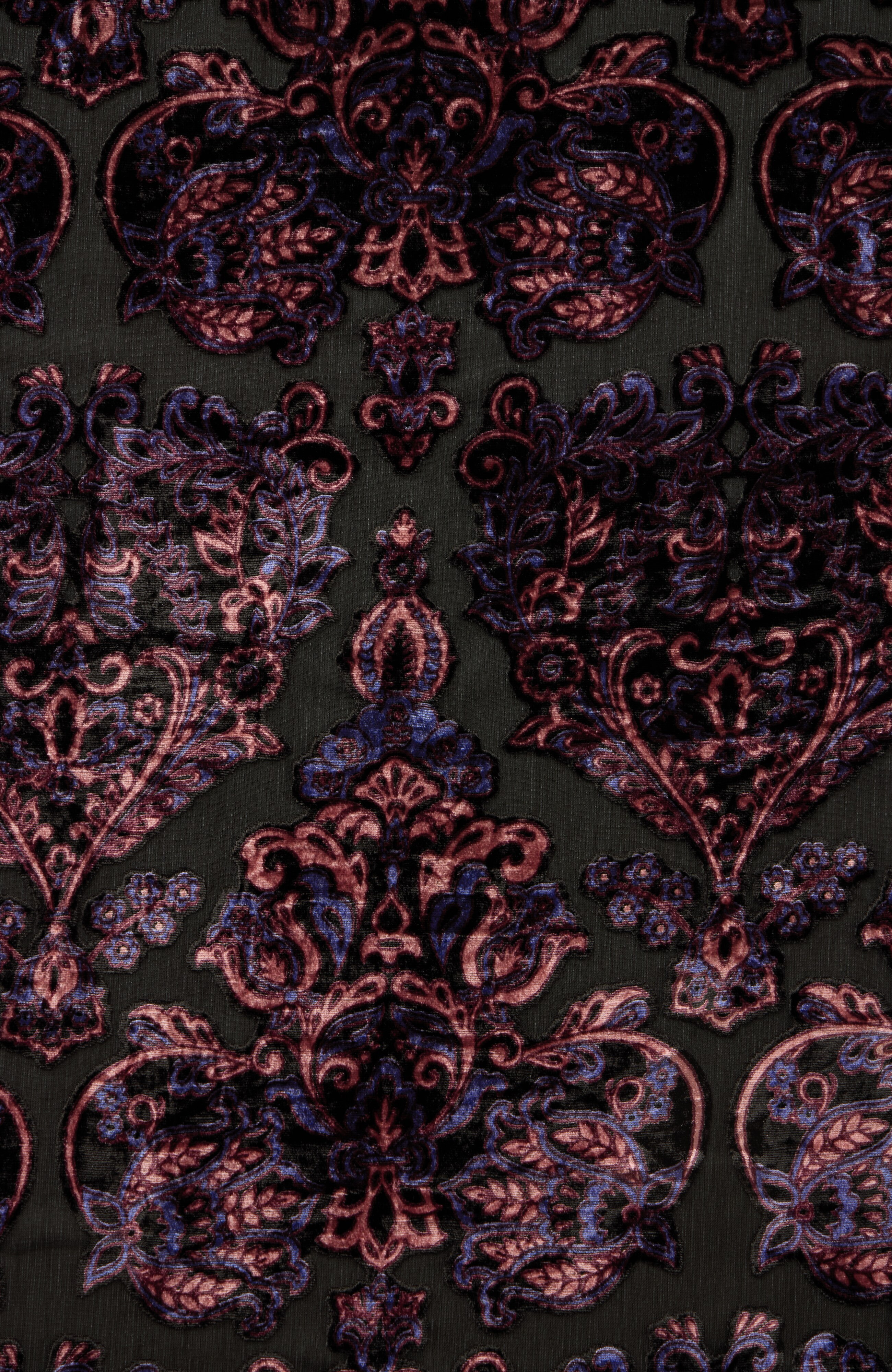 velvet burnout scarf