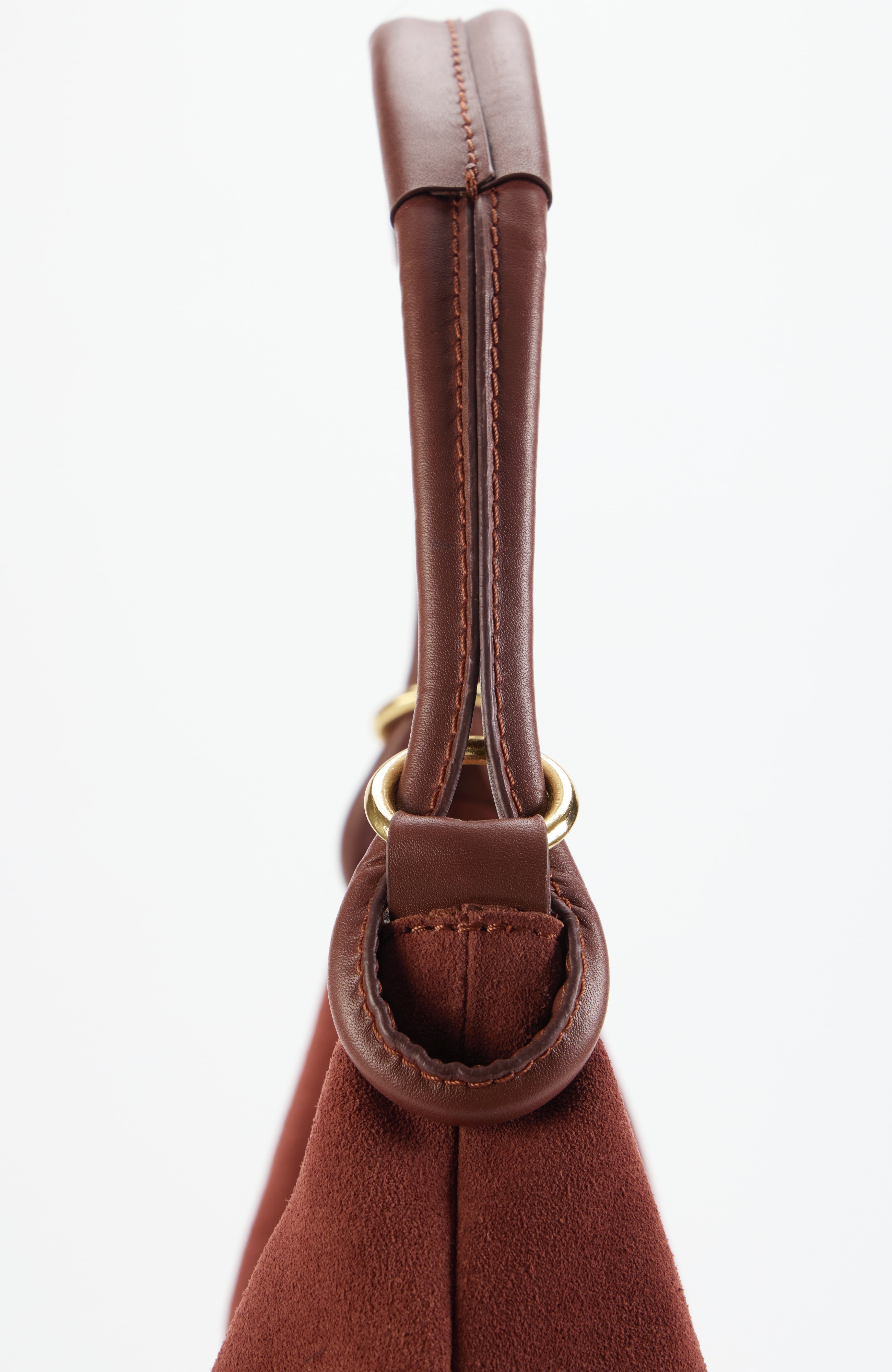 suede & leather tote