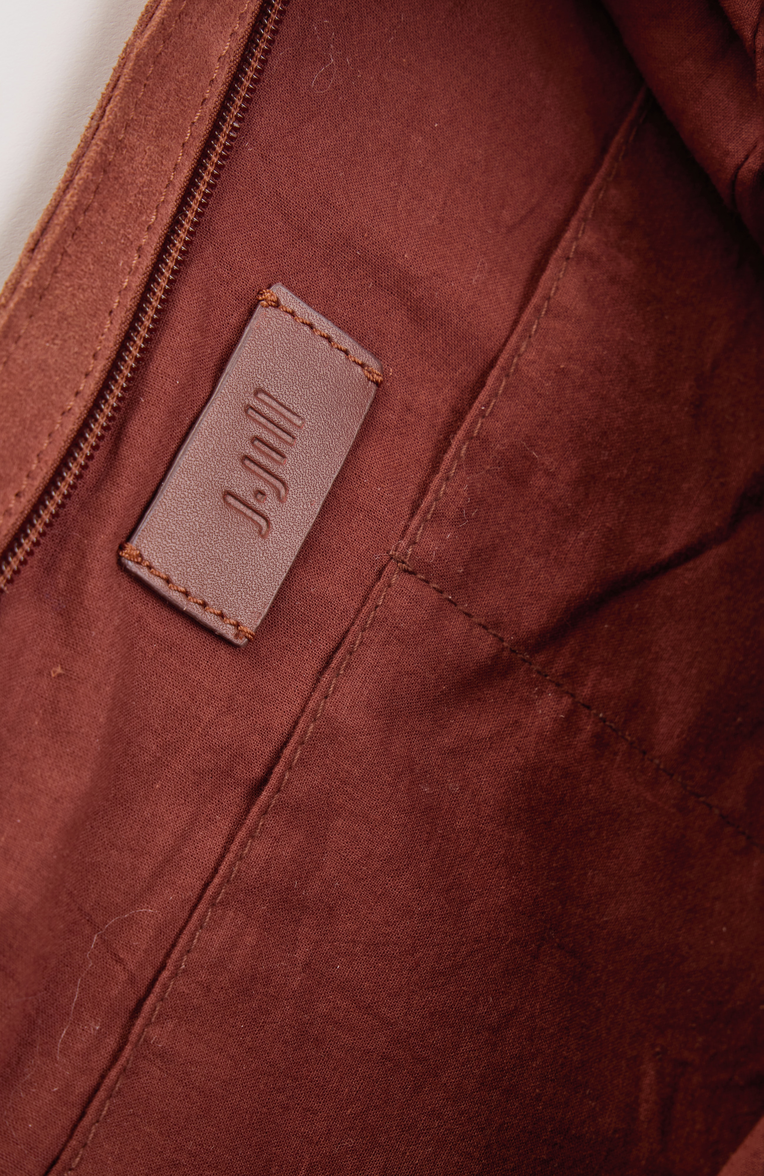 suede & leather tote