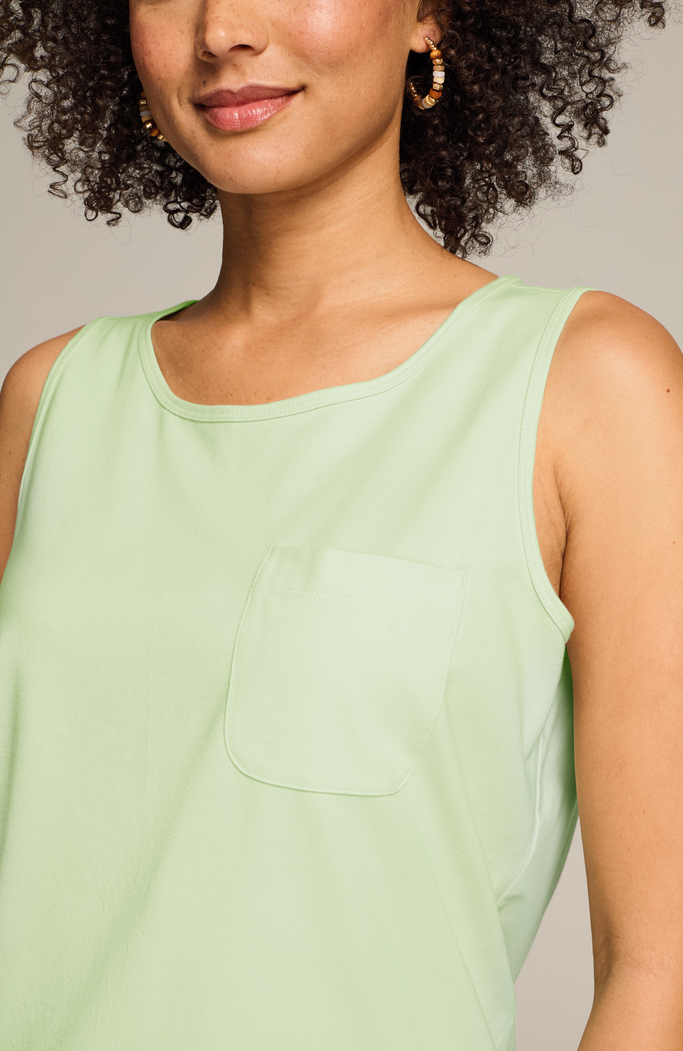 JILL♪ DENIM BUTTON-FRONT SHIRT | JJill