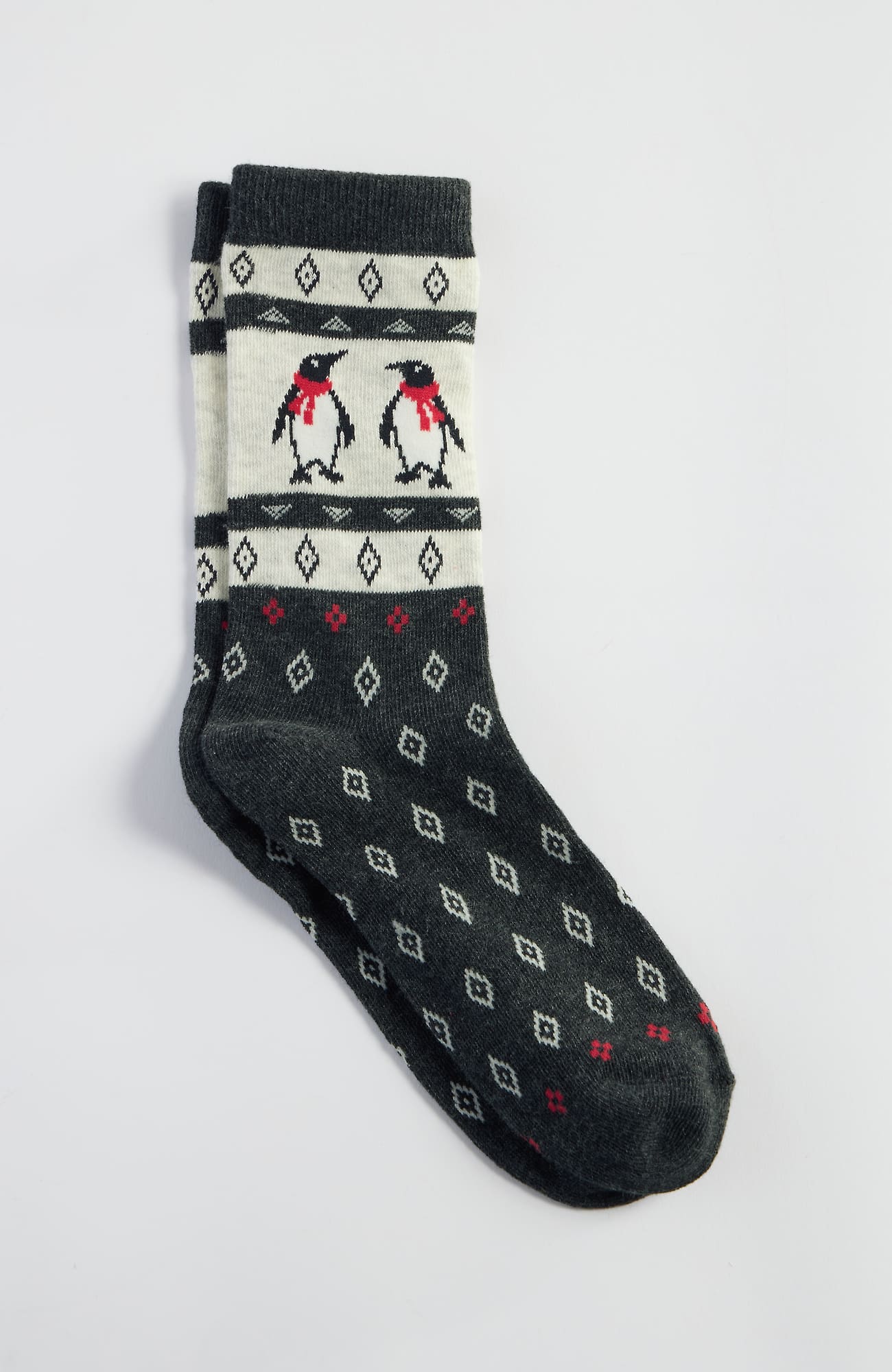 Jjill J.jill Arctic Penguin Crew Socks In Blue