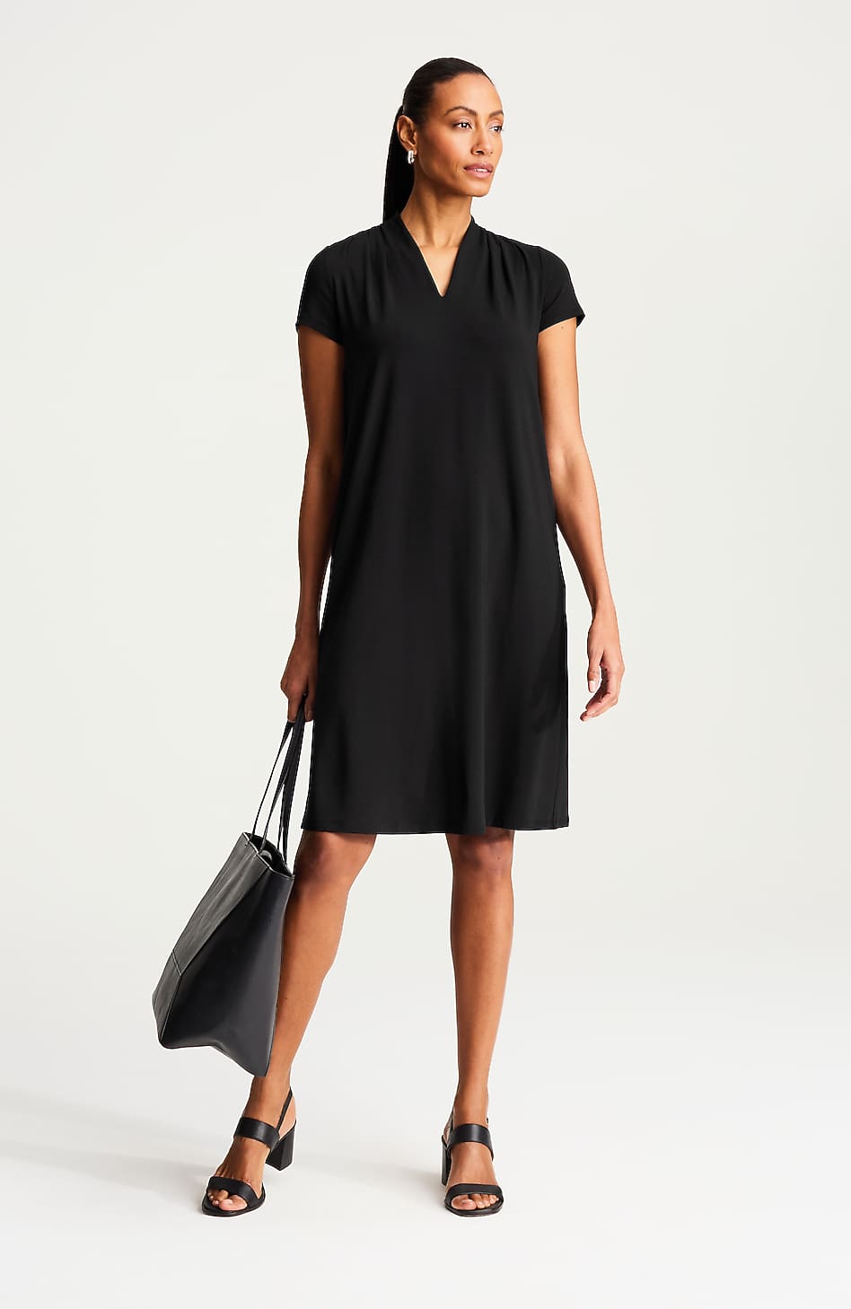 black aline dress with pockets Wearever Cap-Sleeve A-Line The easy Long Formal Pins & Needles Audrey Color:Silver Cloud
