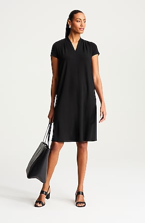 Image for Wearever Cap-Sleeve A-Line Dress