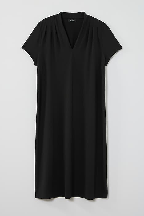 Women's Tall Wearever Cap-Sleeve A-Line Dress (Black) (Size: LT) | J.Jill Women's Tall Wearever Cap-Sleeve A-Line Dress (Black) (Size: LT) | J.Jill