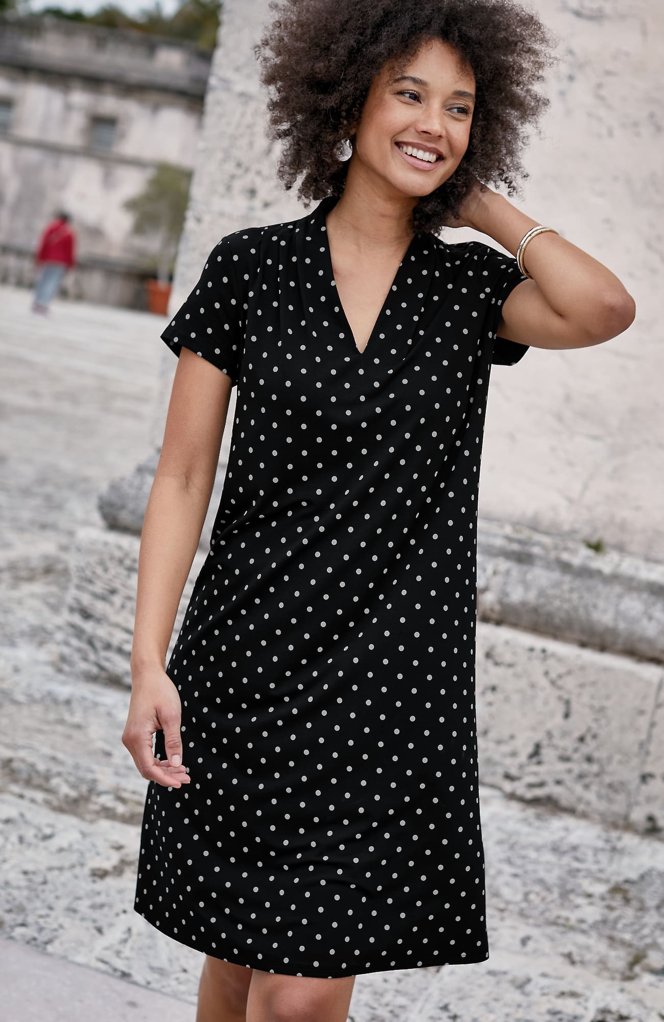 Jjill J.jill Wearever Pleated A-line Dress