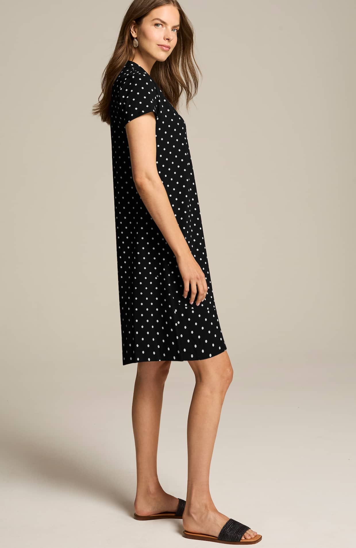 Wearever Cap-Sleeve A-Line Dress | JJill Wearever Cap-Sleeve A-Line Dress | JJill