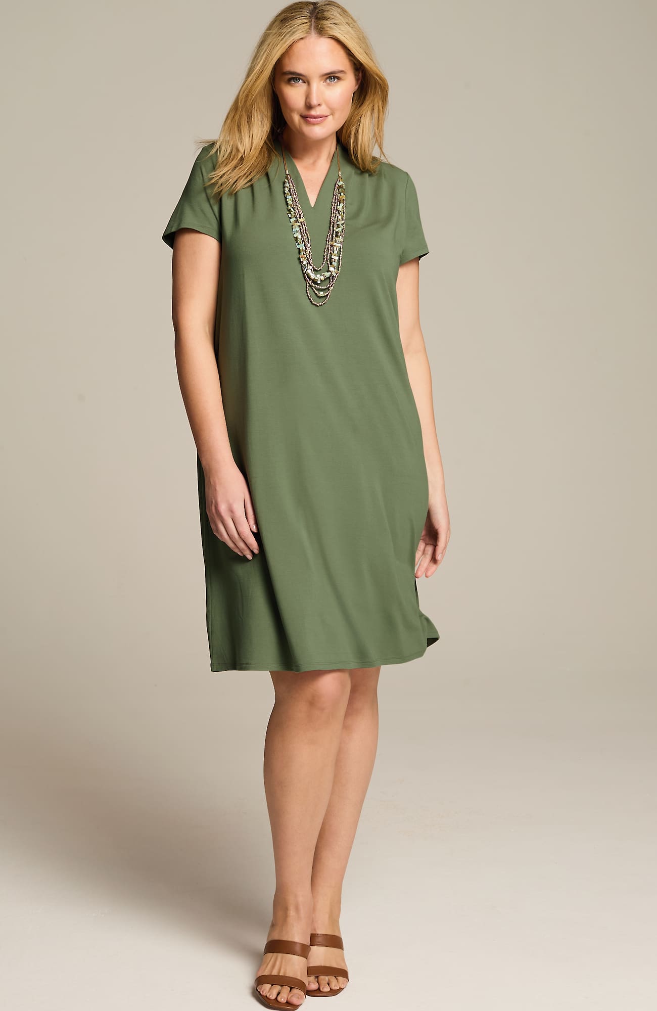 Jjill J.jill Wearever Pleated A-line Dress