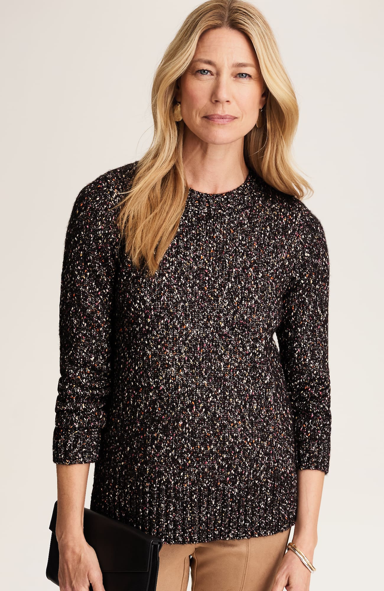 Jjill J.jill Mixed-tweed Sweater