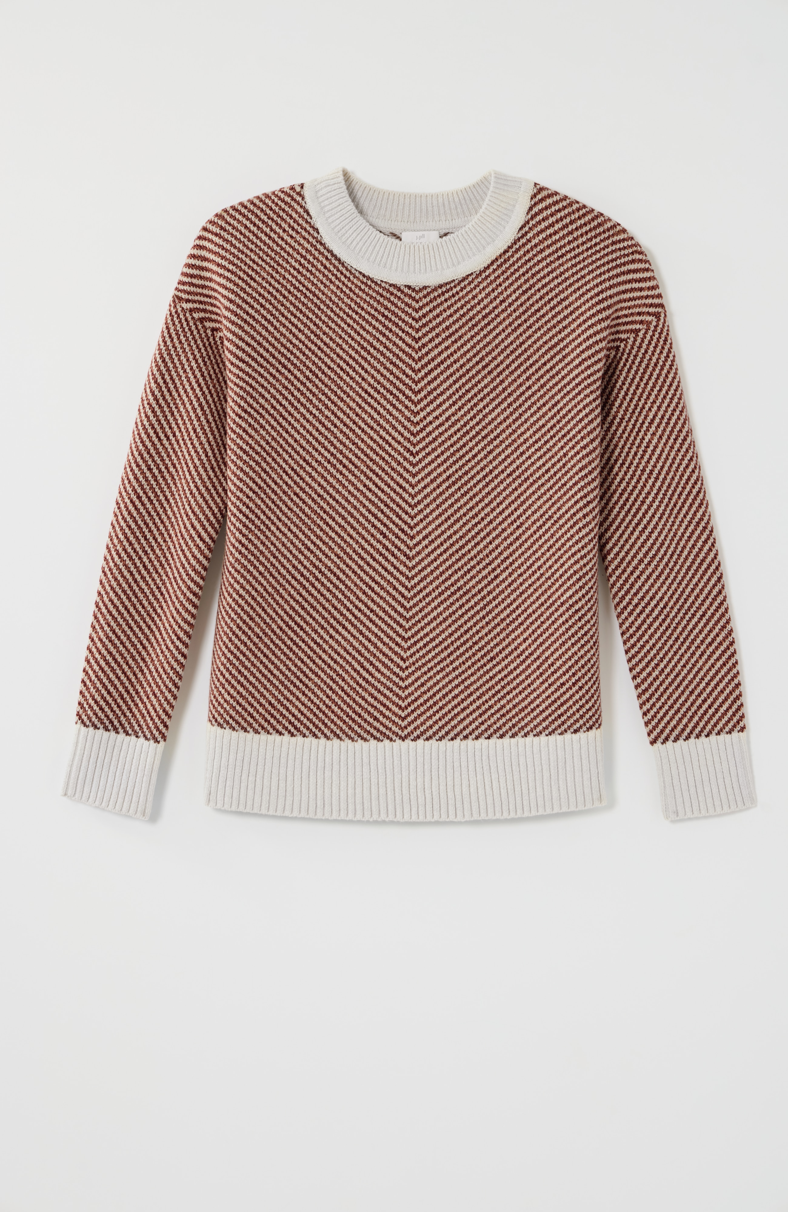 CHEVRON-PATTERN SWEATER | JJill