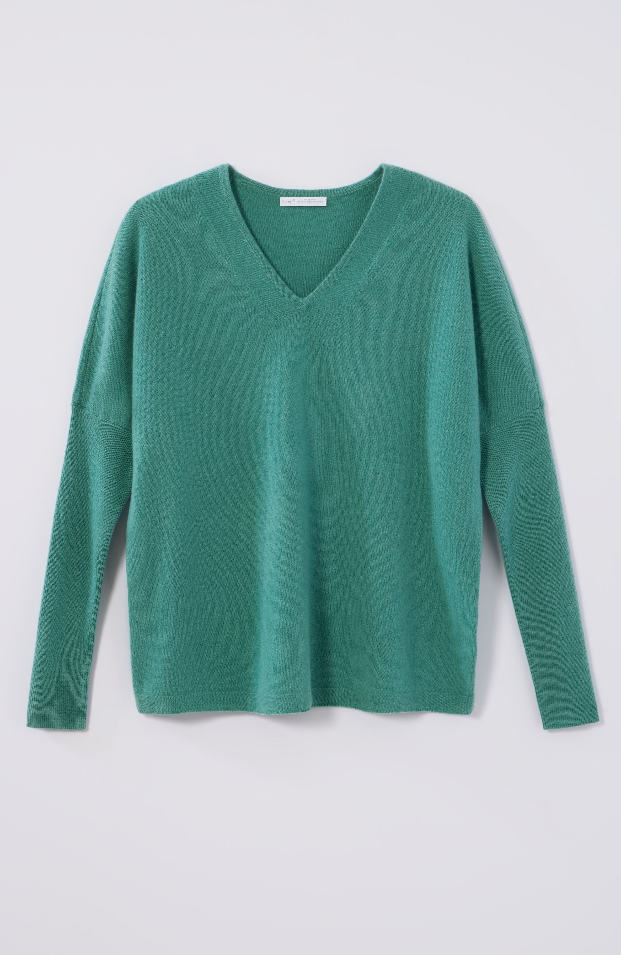 PURE JILL CASHMERE V-NECK SWEATER | JJill