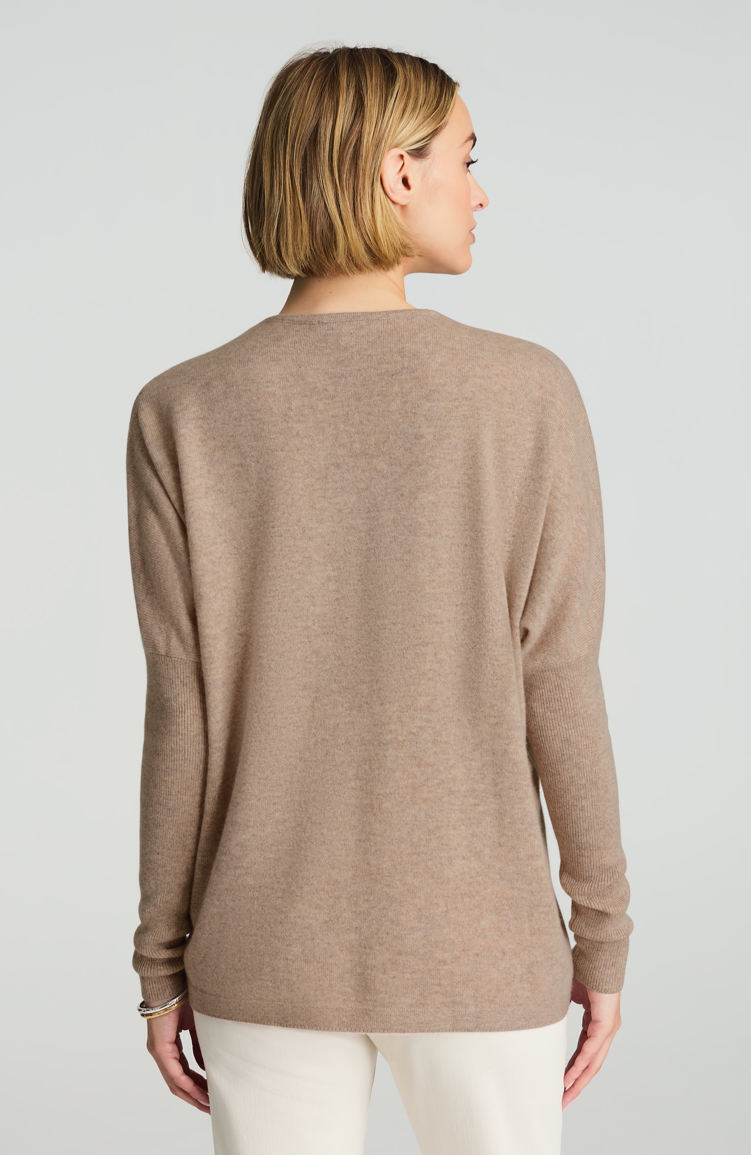 PURE JILL CASHMERE V-NECK SWEATER | JJill