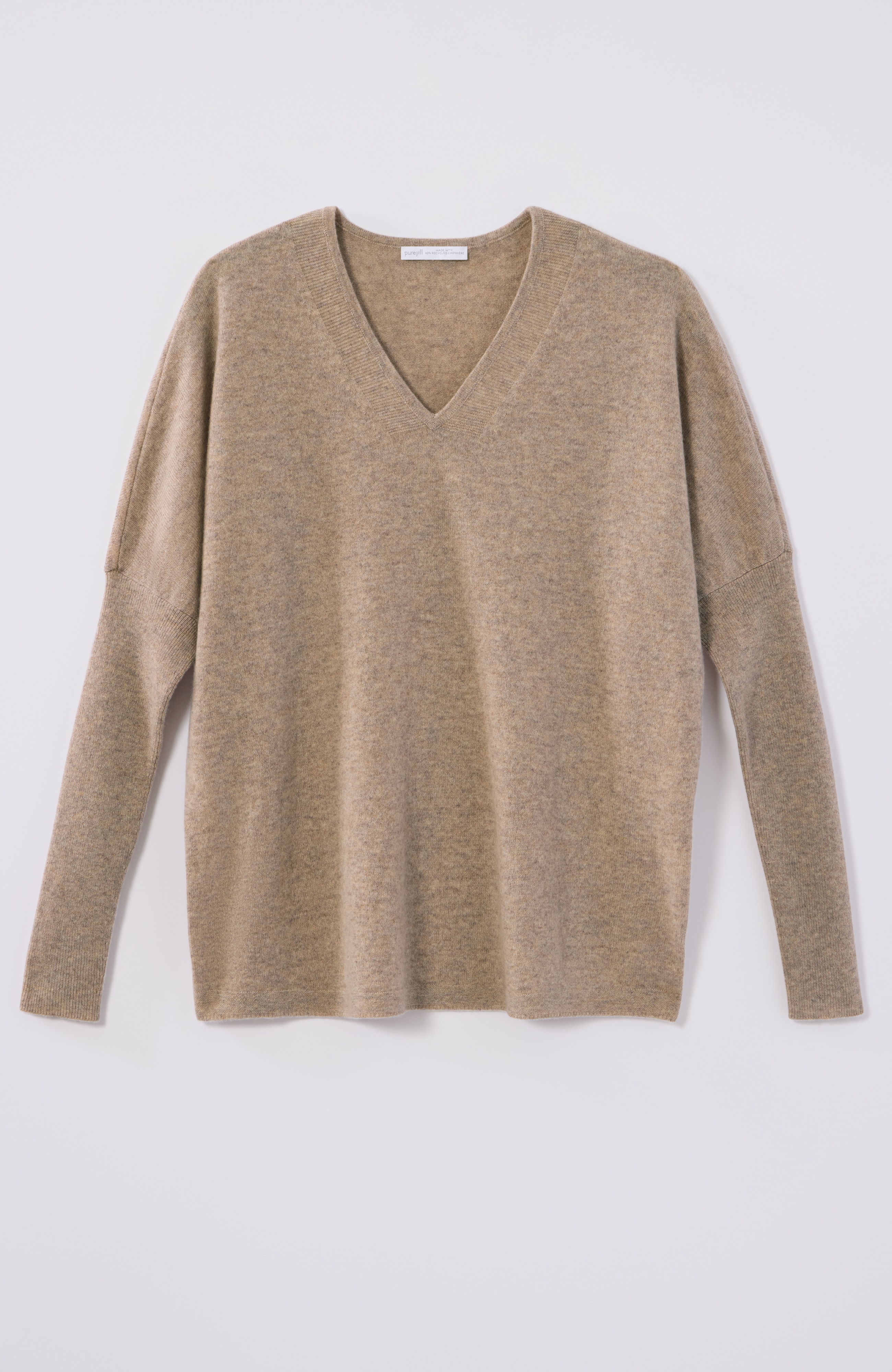 PURE JILL CASHMERE V-NECK SWEATER | JJill