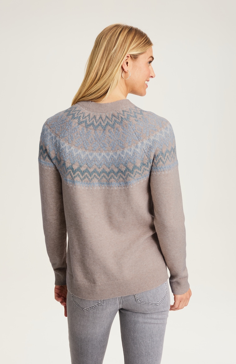 CLASSIC FAIR ISLE SWEATER | JJill display picture 2