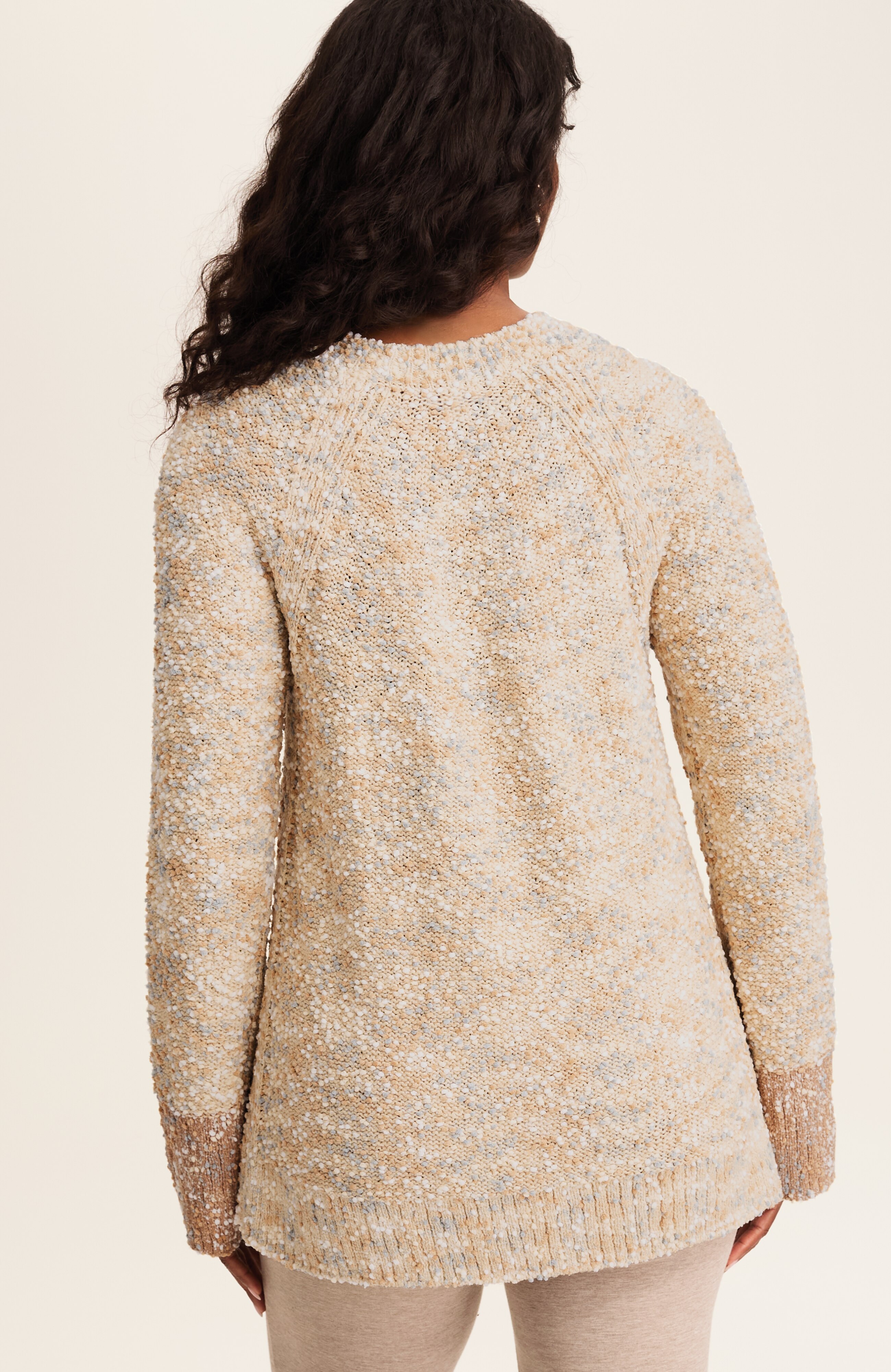 pure jill textured-stitch pullover sweater