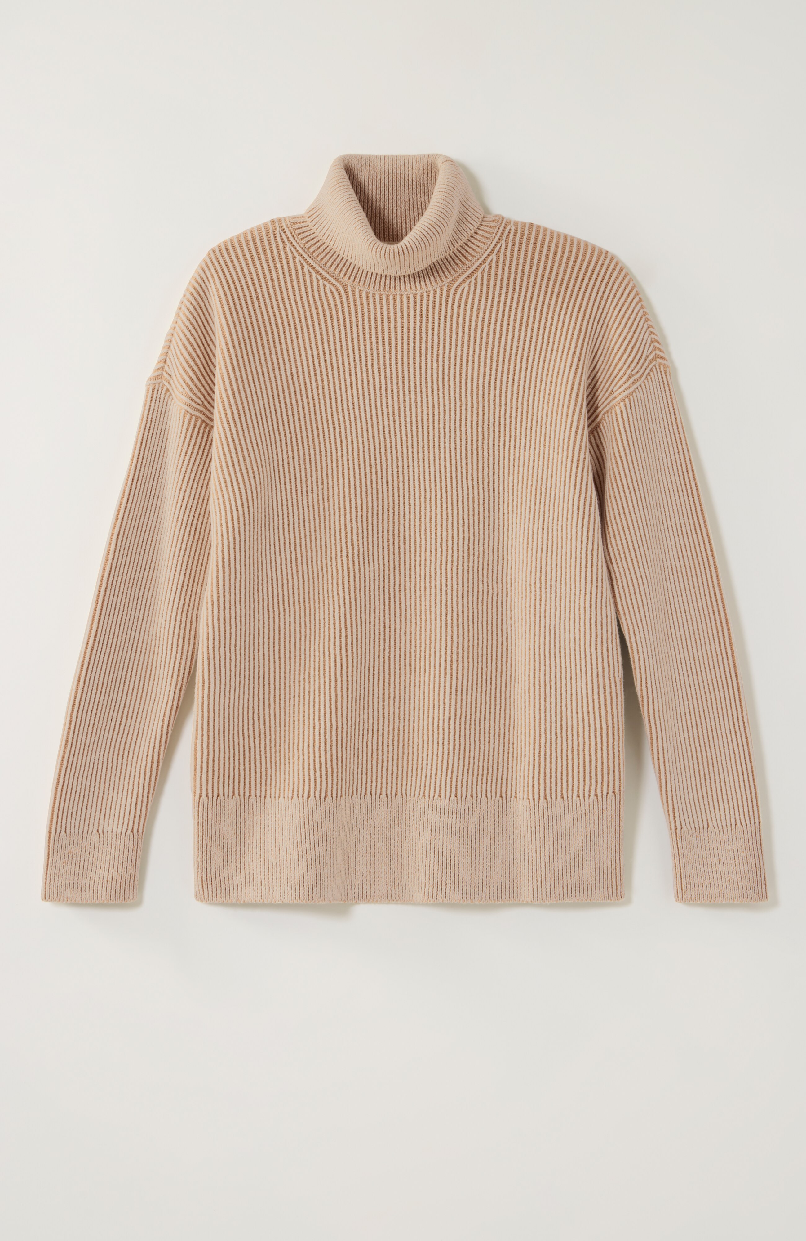 pure jill textured ribbed-knit sweater