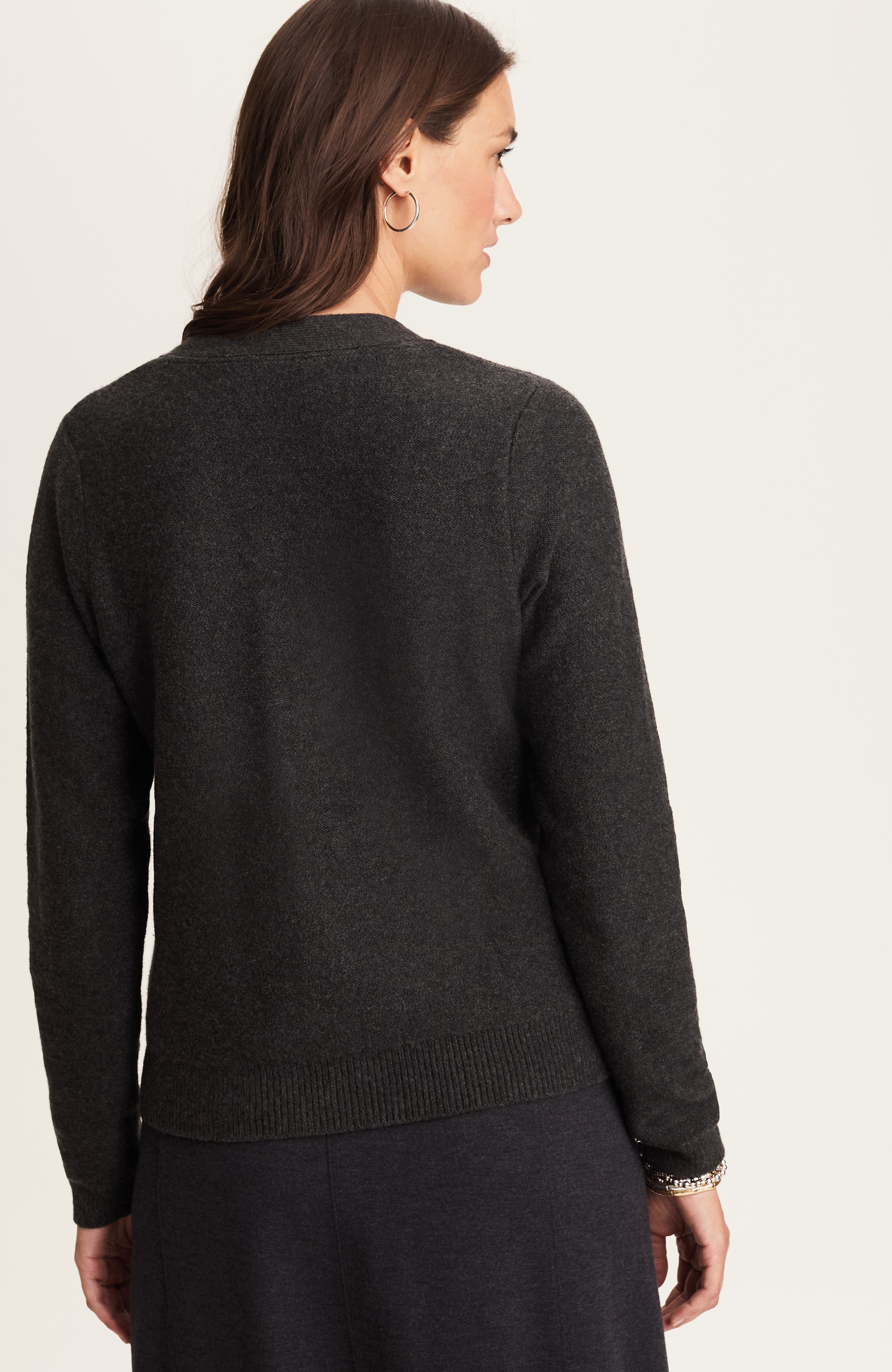 wearever button-front cardi