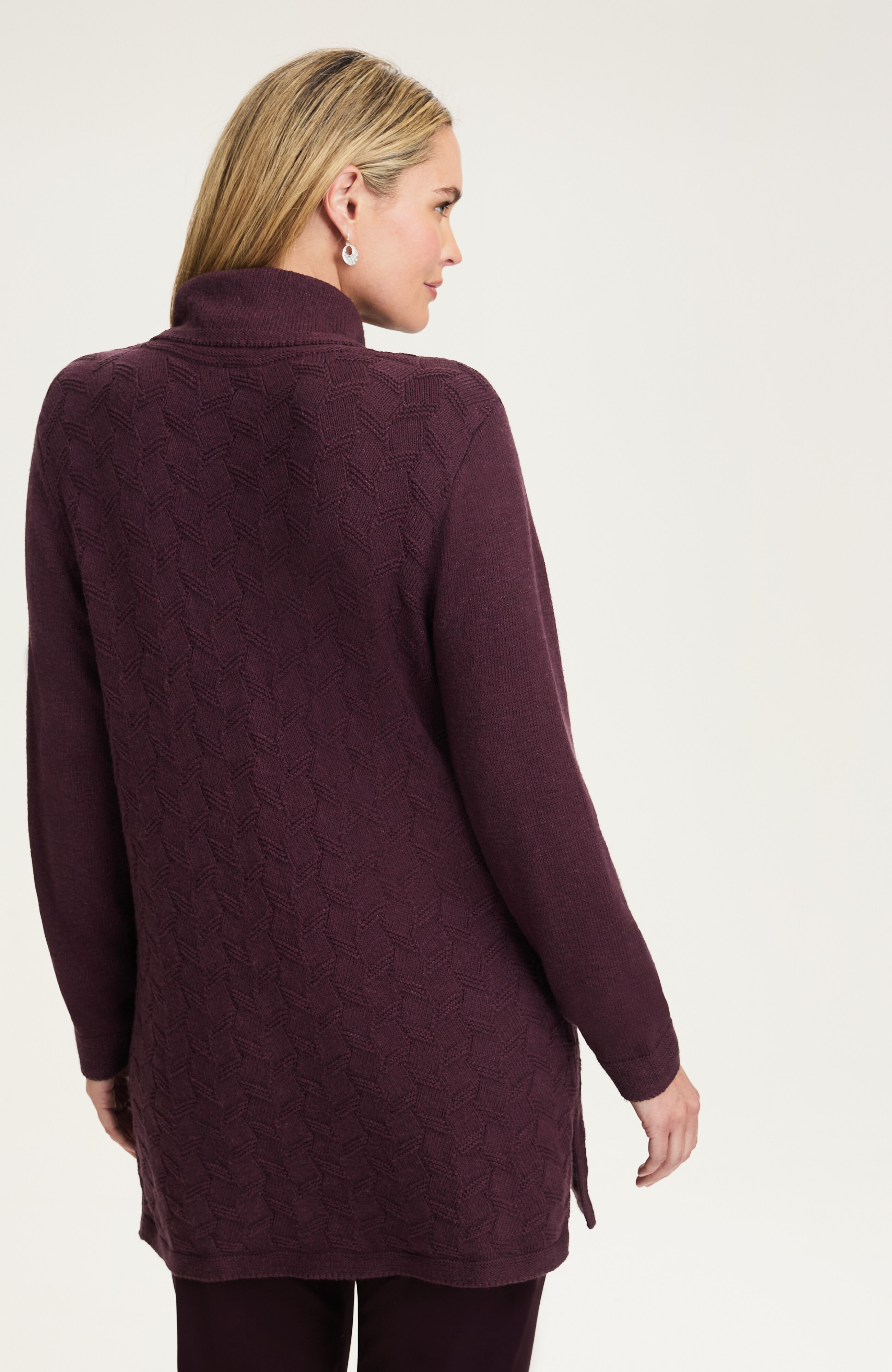 wearever textured sweater tunic