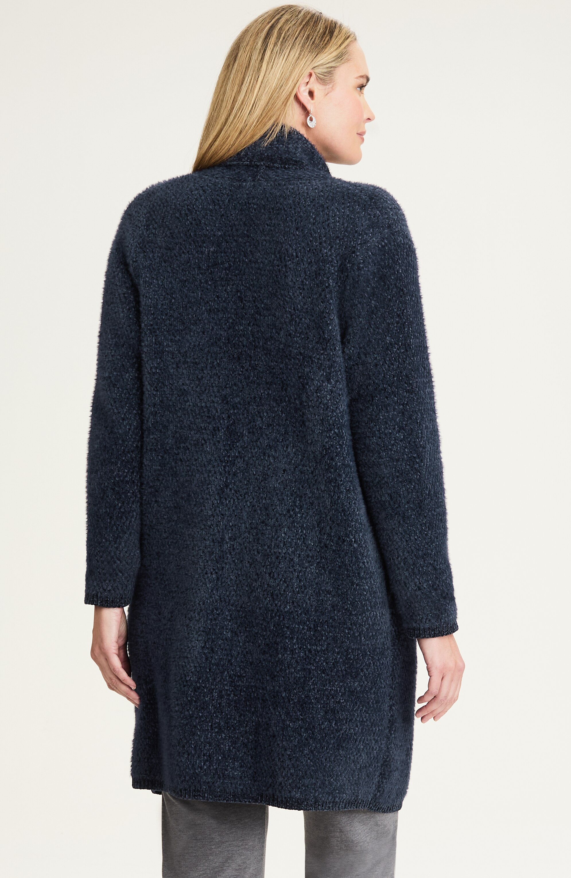 PURE JILL LUXE-CHENILLE OPEN-FRONT CARDI | JJill