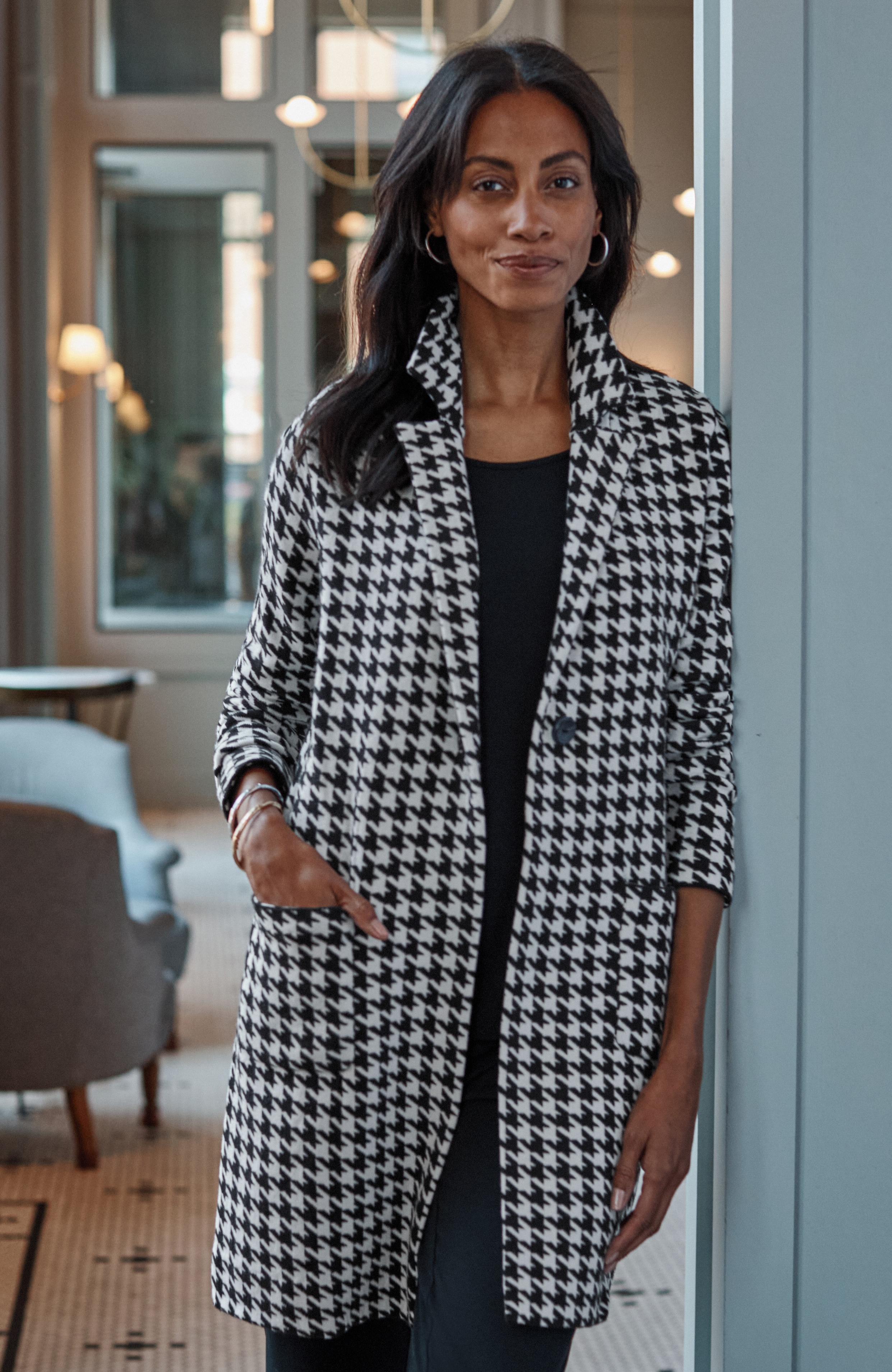 wearever houndstooth jacket