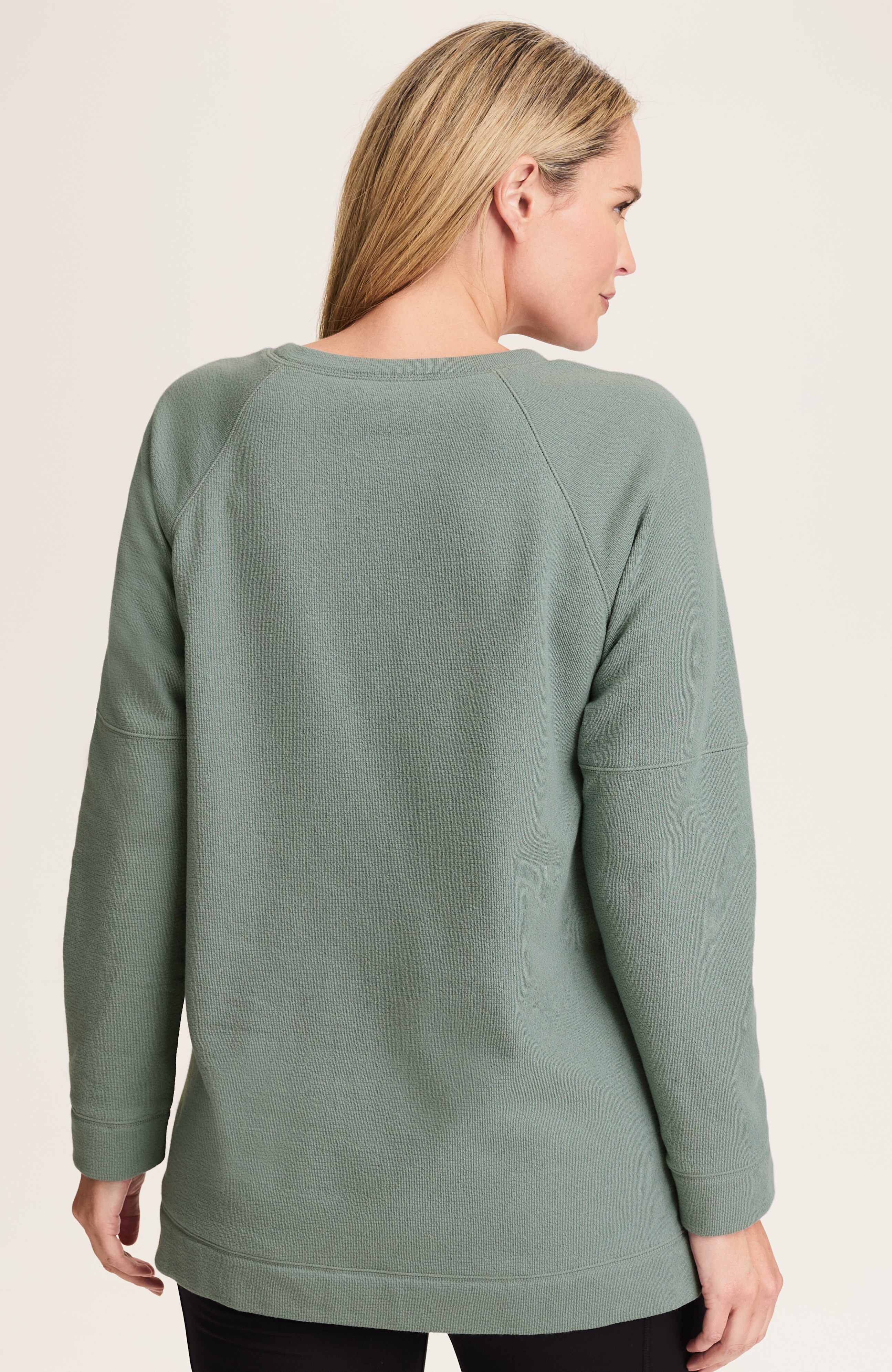 FIT TEXTURED FLEECE TUNIC | JJill