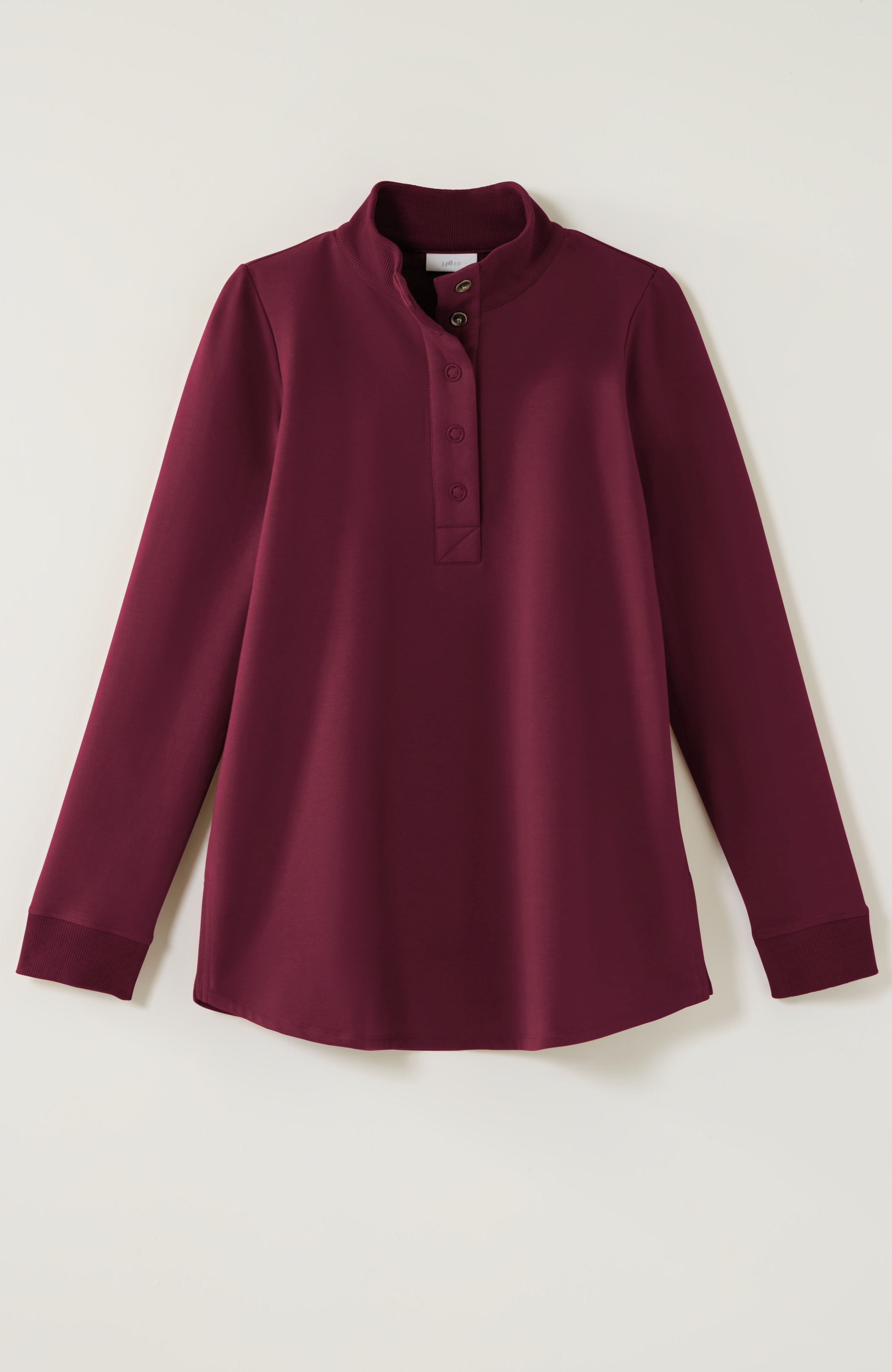 FIT FLEECE SNAP-FRONT TUNIC | JJill