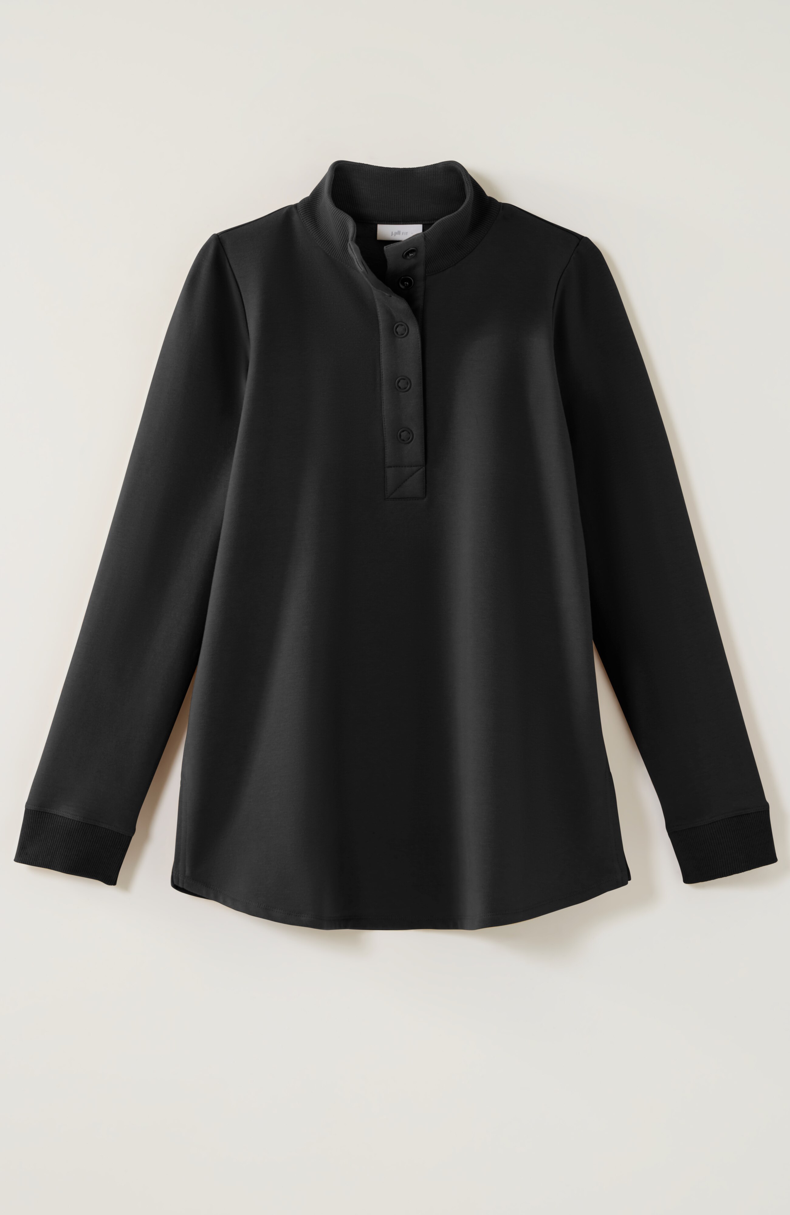 Fit Fleece Snap-Front Tunic | JJill