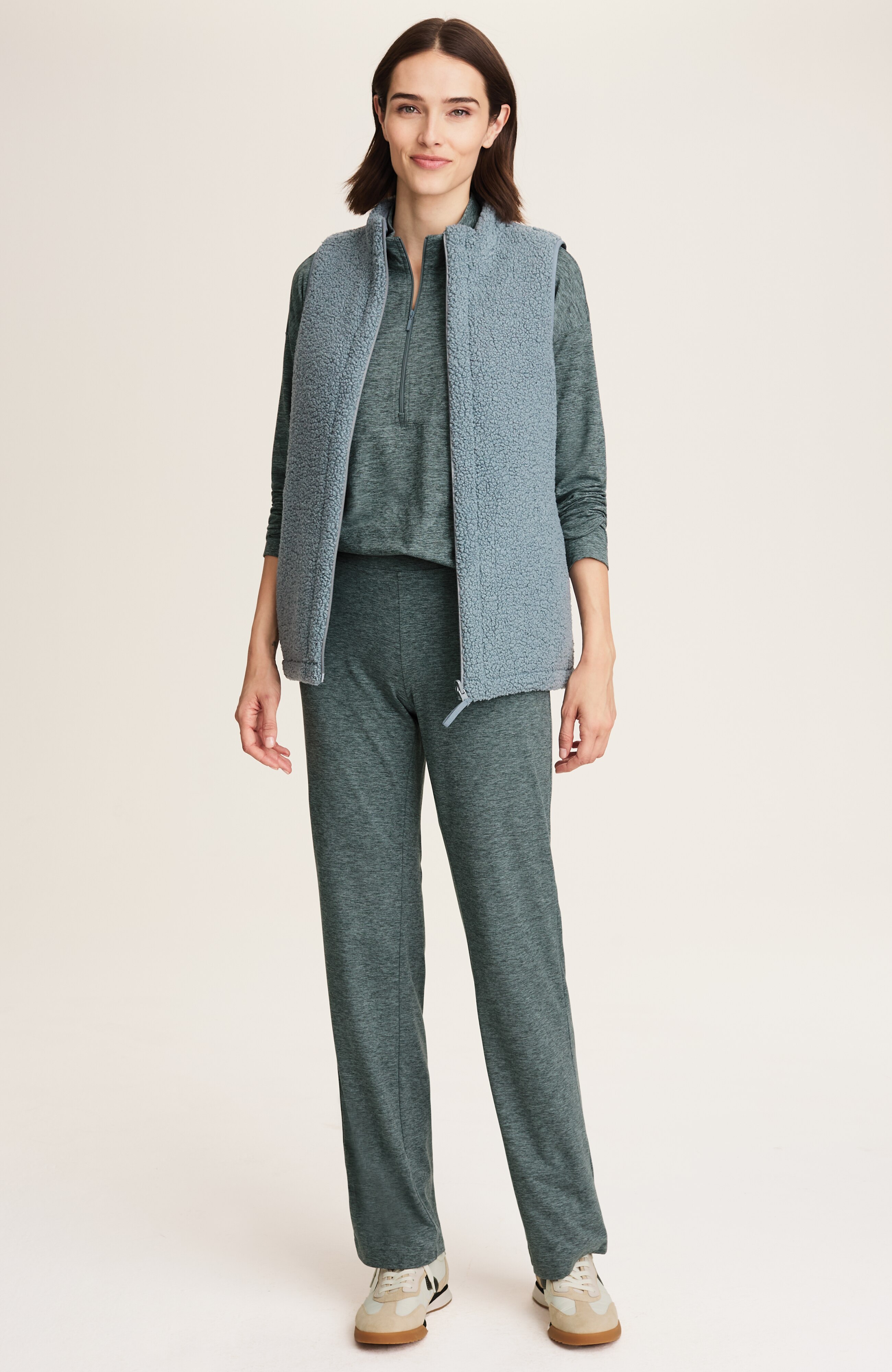 fit supreme-stretch half-zip