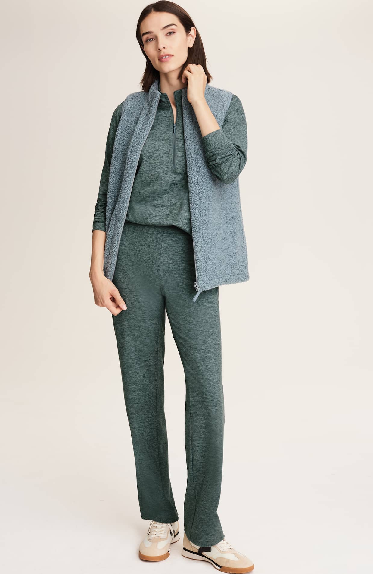 FIT SUPREME-STRETCH STRAIGHT-LEG PANTS | JJill
