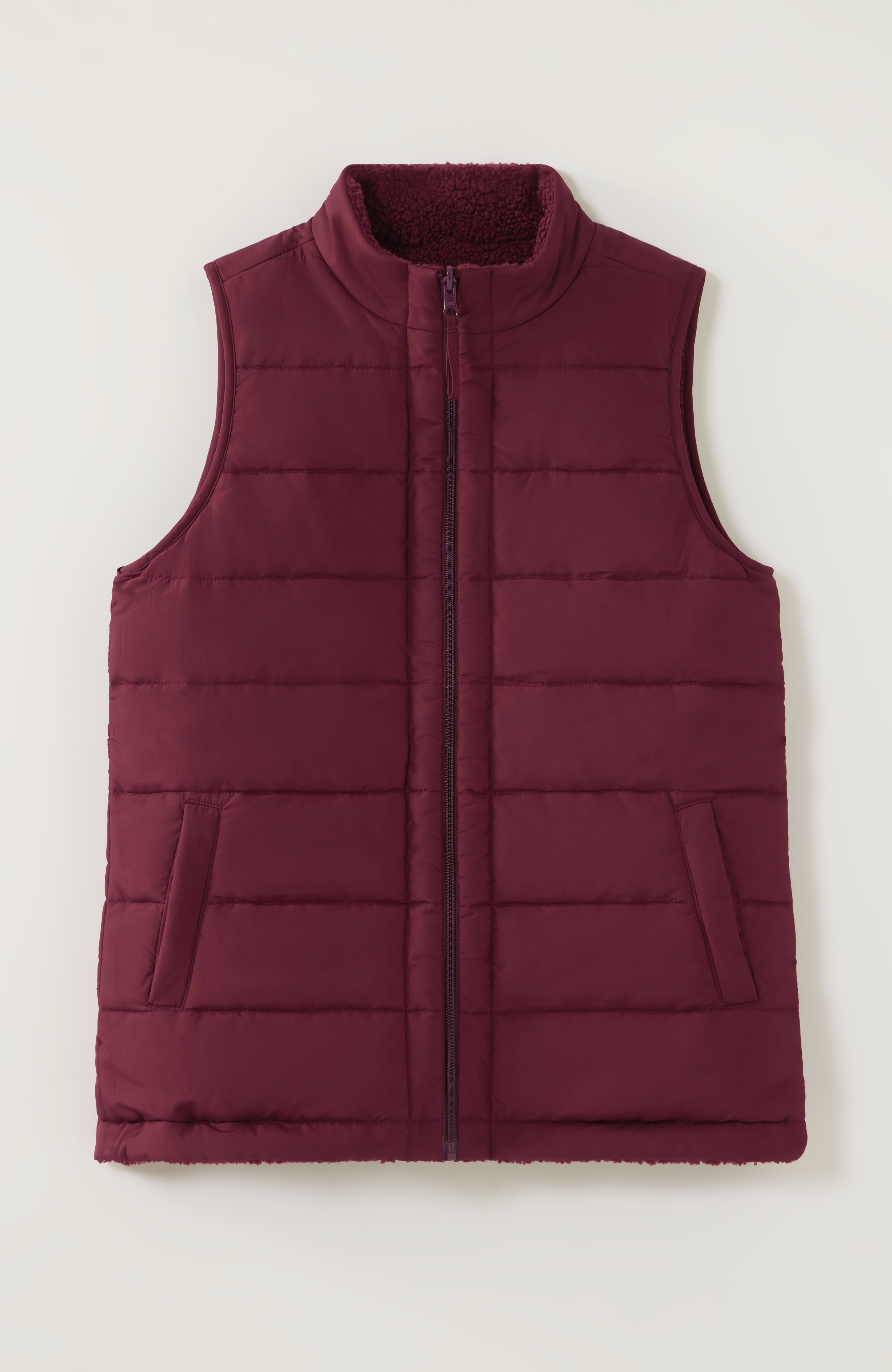 FIT REVERSIBLE SHERPA VEST | JJill