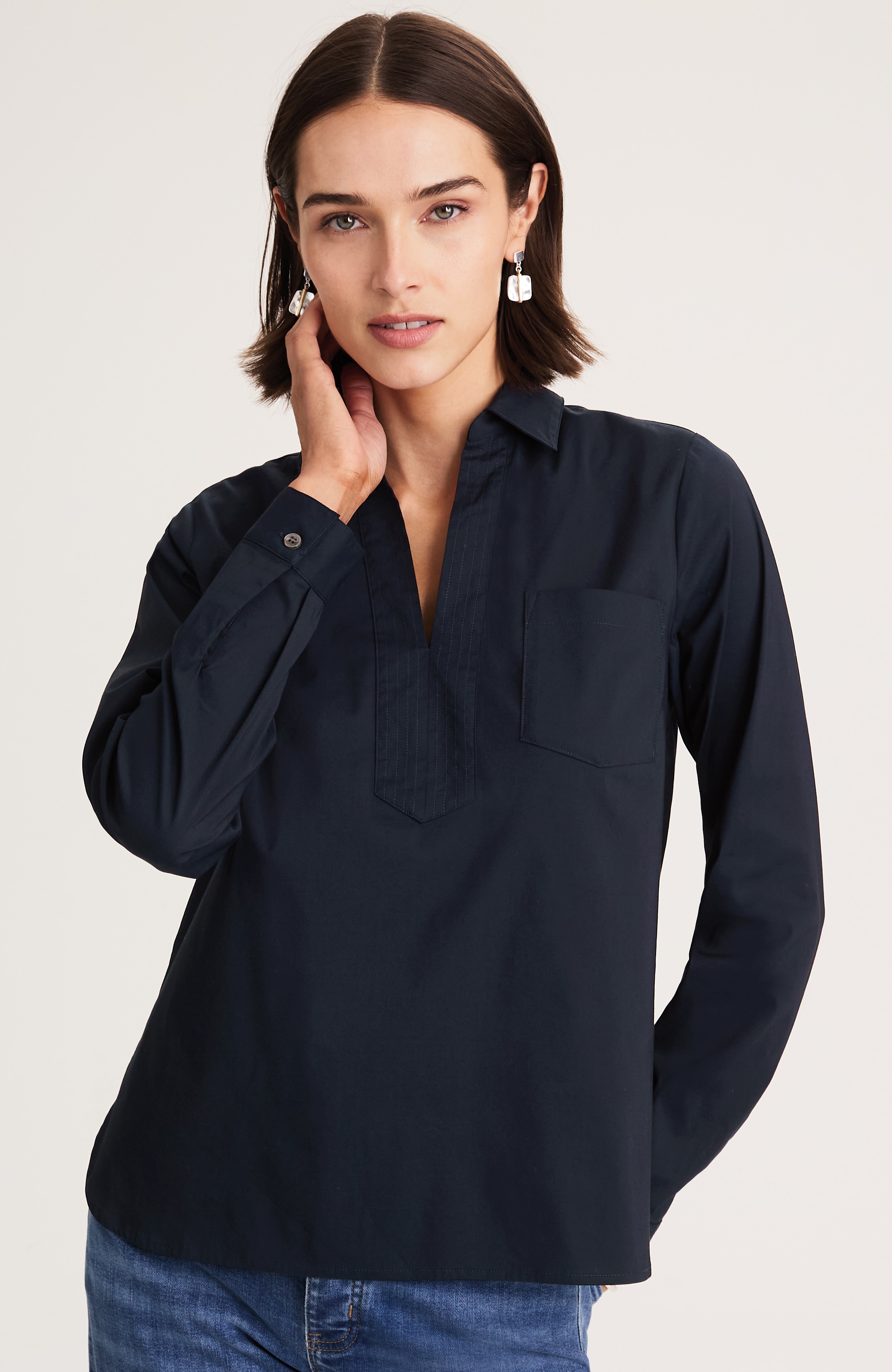 トップス petit po 別注] quitan / SMALL COLLAR PO SHIRT | THE LIBRARY（ザ