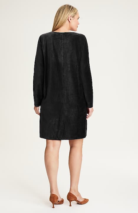 j jill black dress WE SUNBURST-PLEATED DRESS