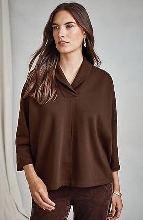 Image for Pure Jill Shawl-Collar Top
