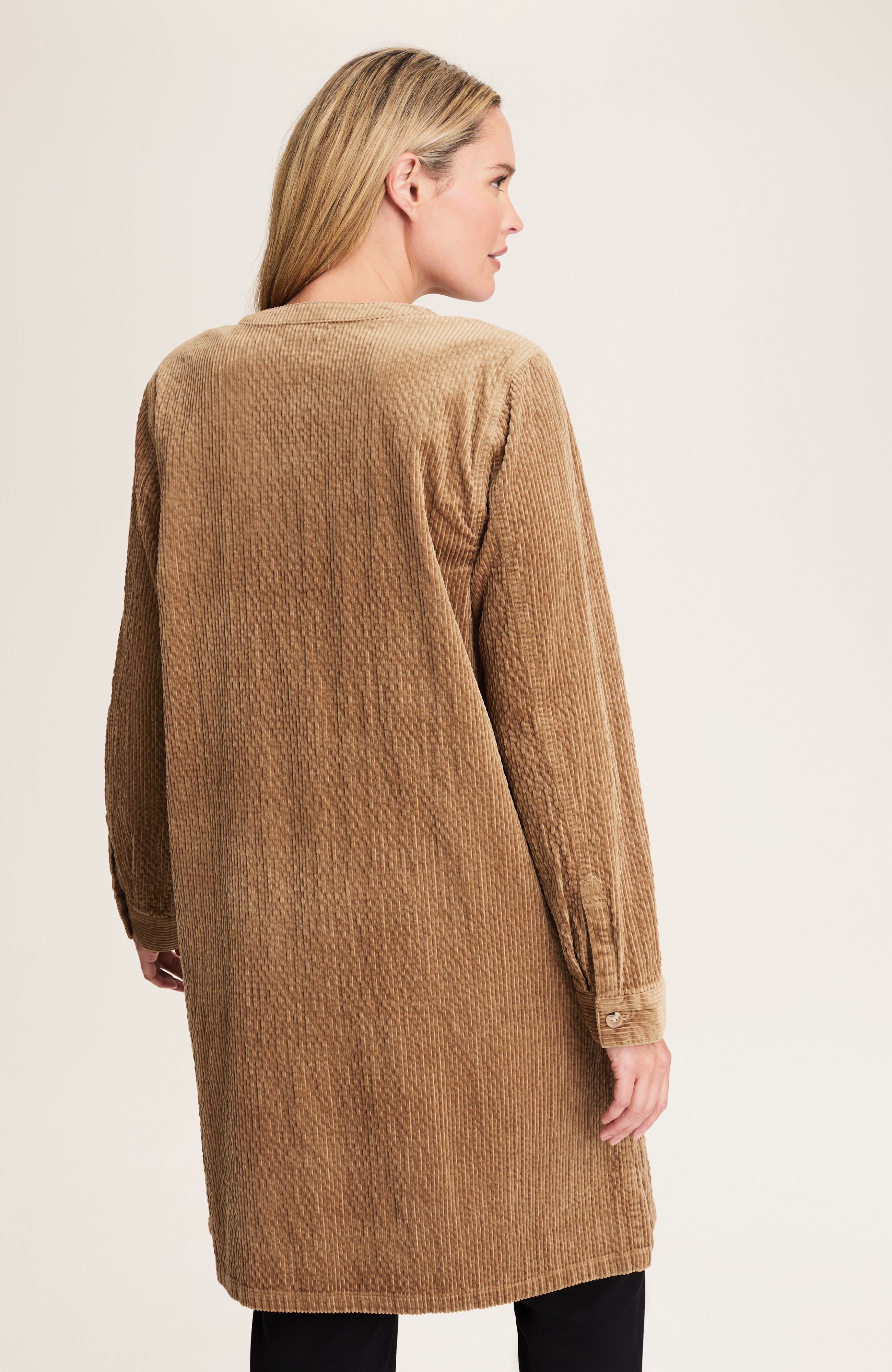pure jill textured corduroy duster