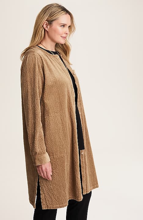 Placed Paisley Duster