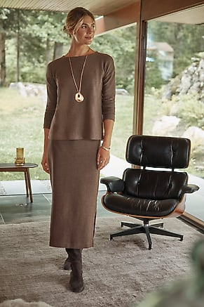 Image for Pure Jill Textured-Knit Top