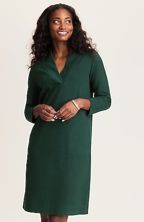 Image for Pure Jill Diagonal-Knit Dress