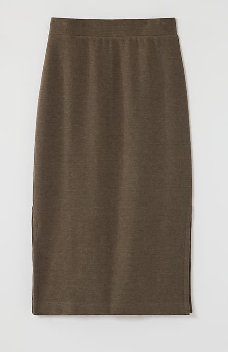 Pure Jill Textured-Knit Pull-On Skirt JJill