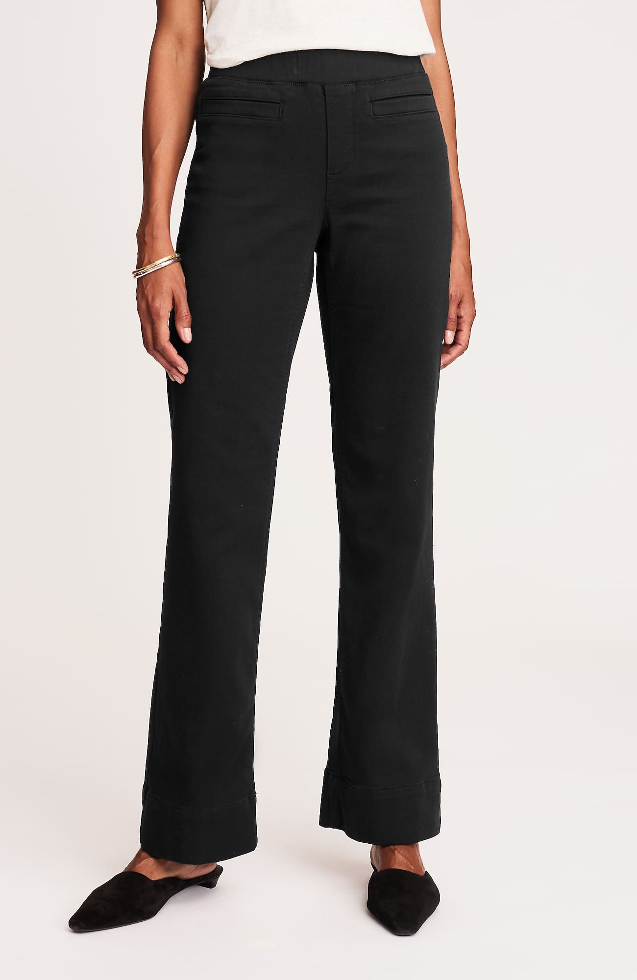 Jjill J.jill Pure Jill Soft Flare Pants In Black