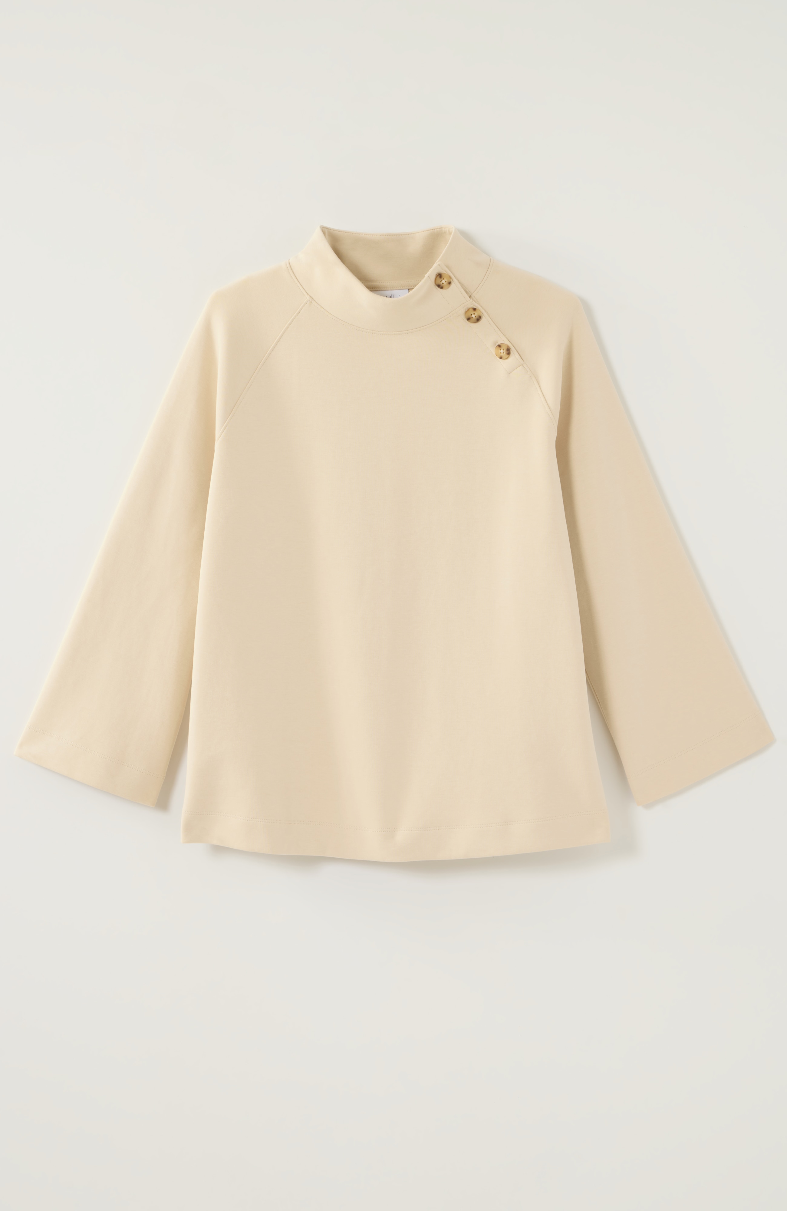 Buttoned-Shoulder Knit Top | J.Jill
