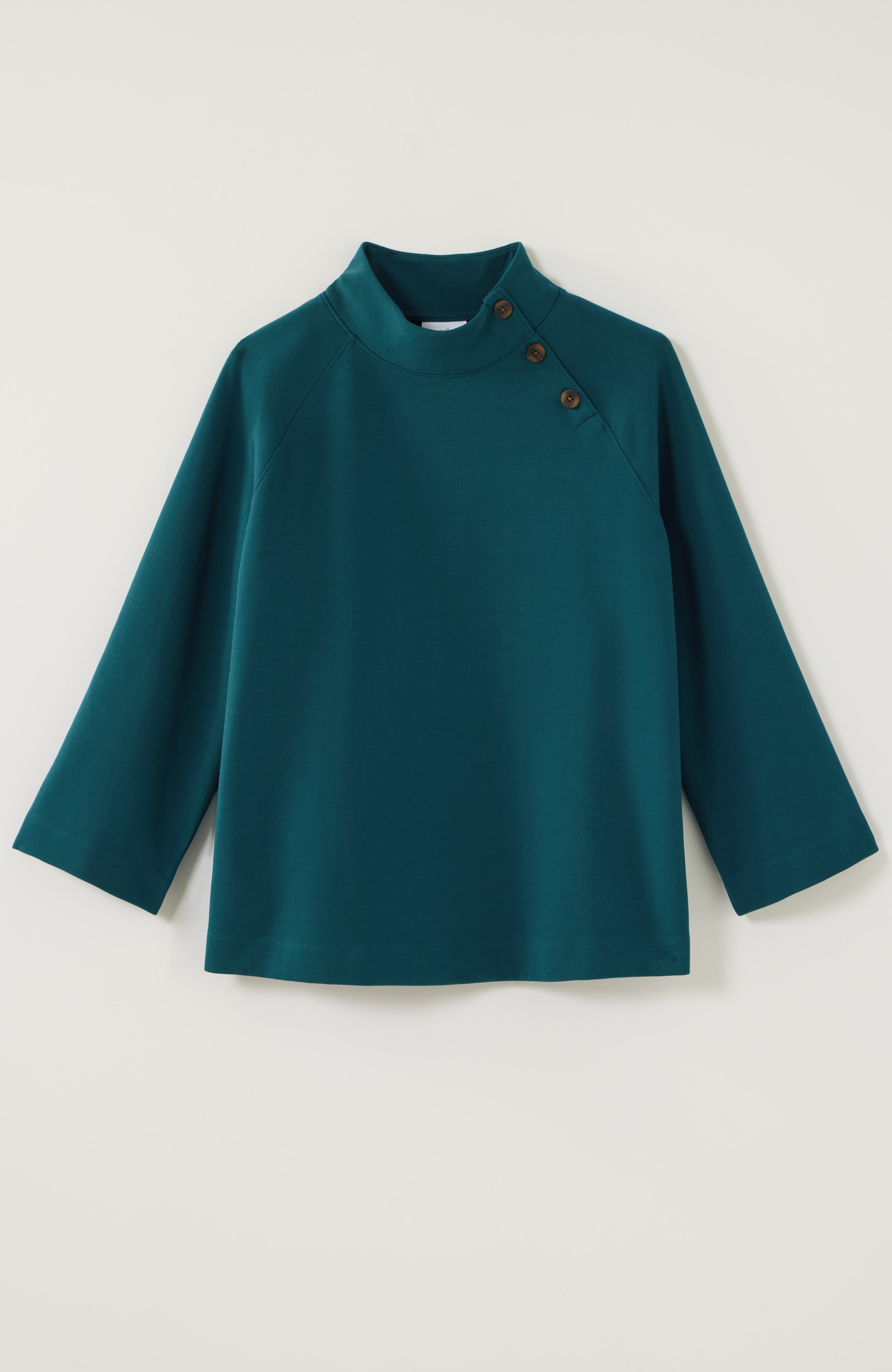 Buttoned-Shoulder Knit Top | J.Jill