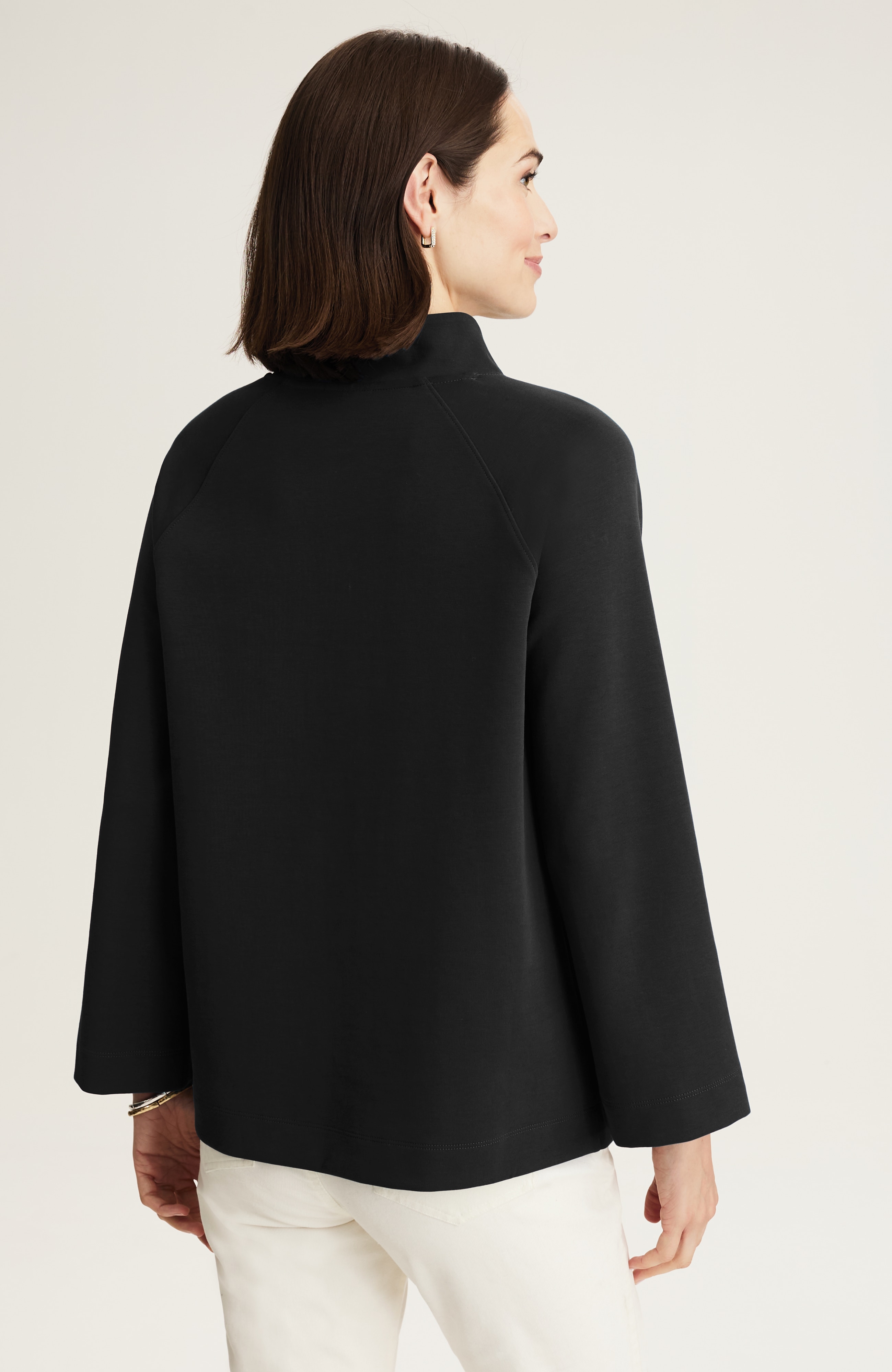 Buttoned-Shoulder Knit Top | J.Jill